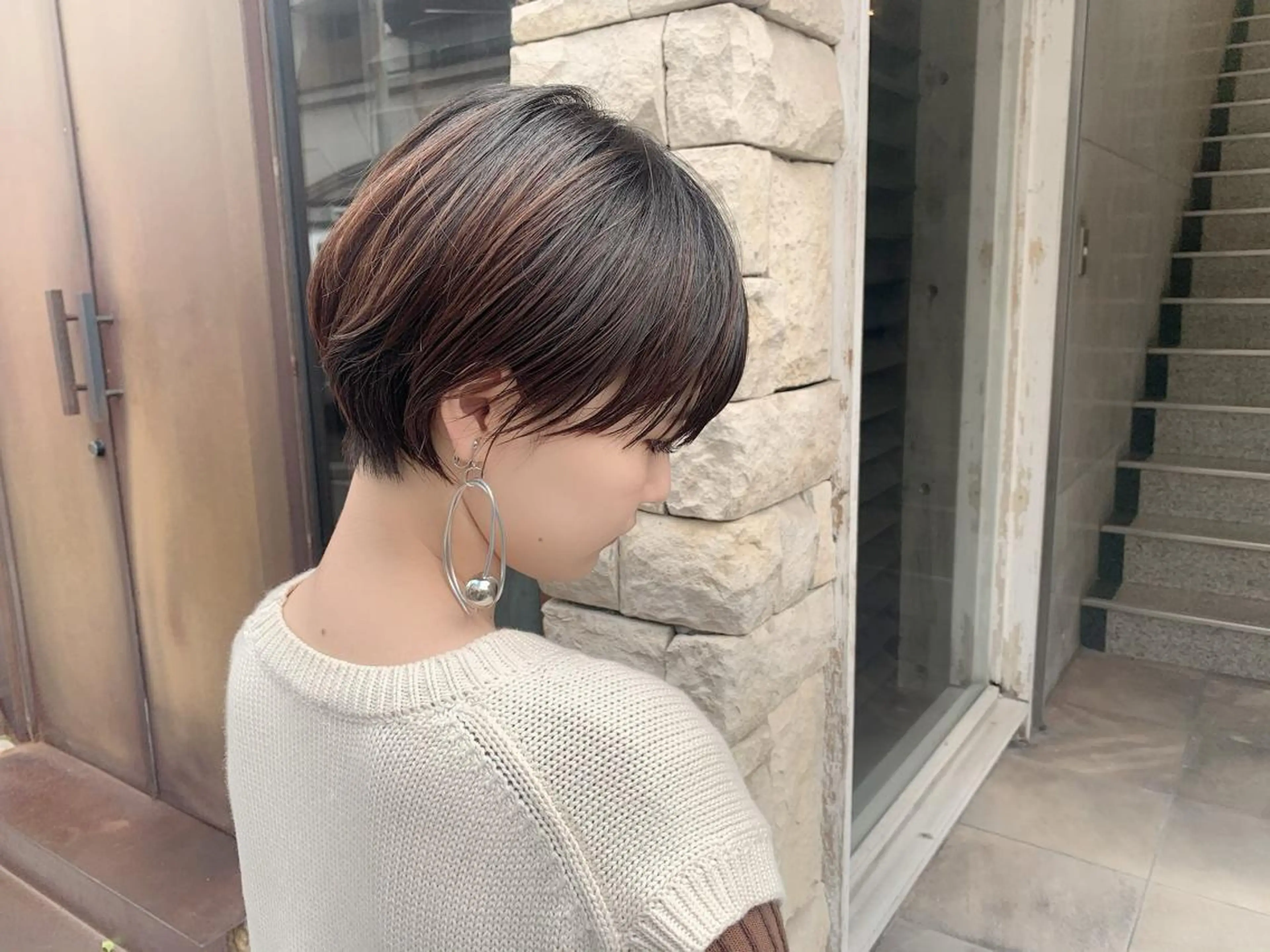 ショート カラー ショートヘア EMANON天神所属・Hitomi Ezakiのヘアスタイル