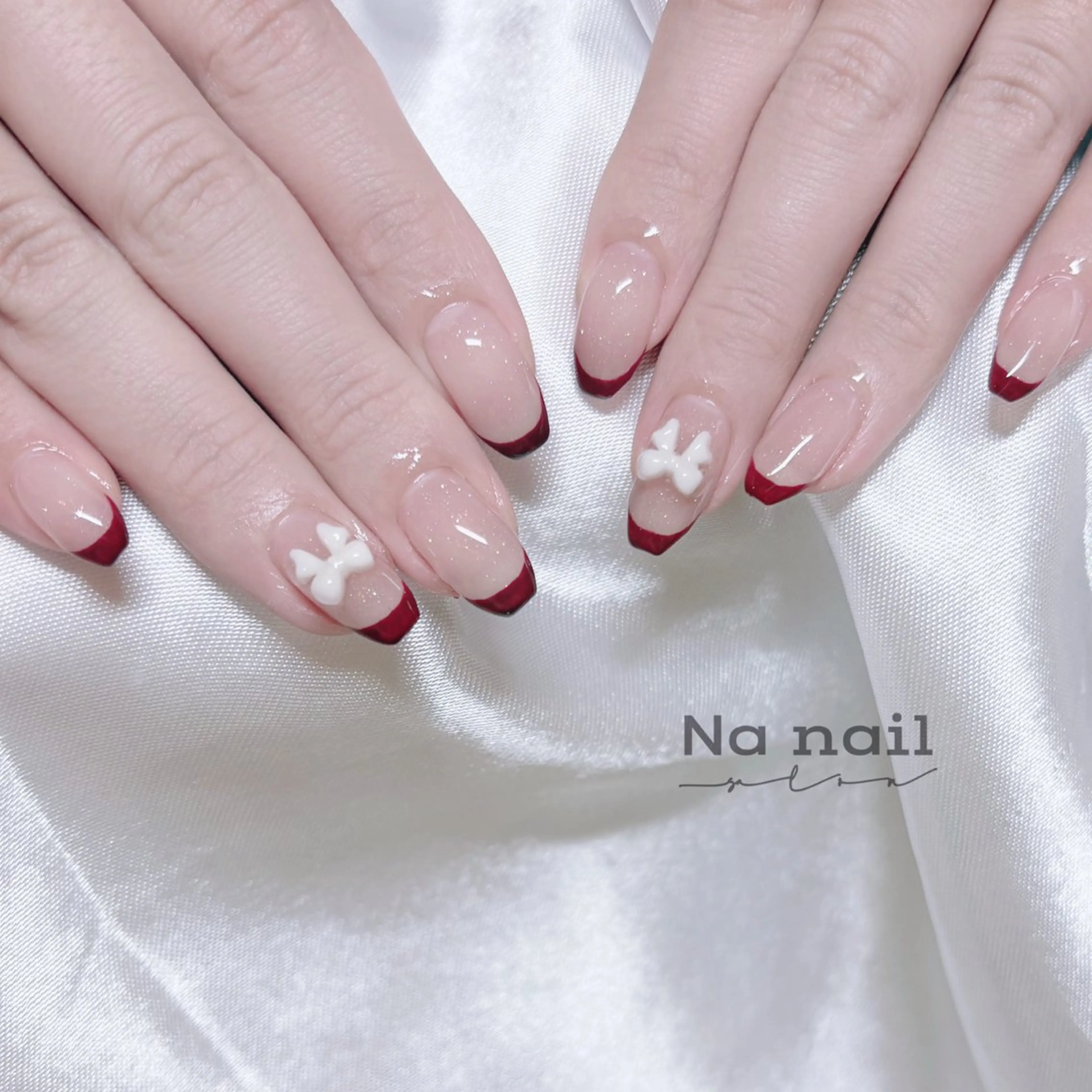 ネイル チークネイル フラッシュネイル フレンチネイル ジェルネイル グラデーション ハンドネイル ハンドケア CC Nail 高田馬場のネイルデザイン