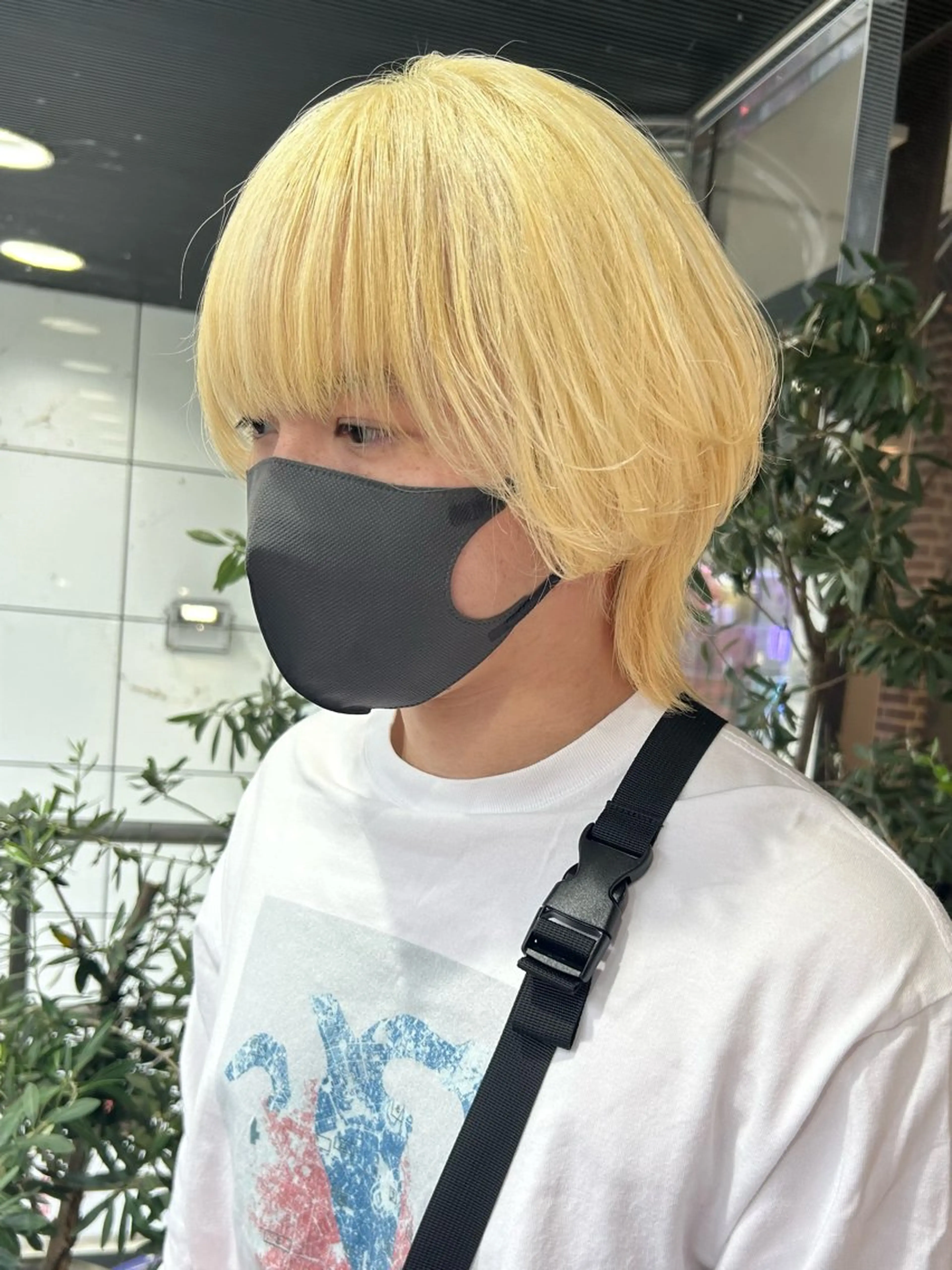 ミディアム メンズ メンズブリーチ メンズハイトーン ヘアカラー メンズ/艶髪/カラー サクラ🌸のヘアスタイル