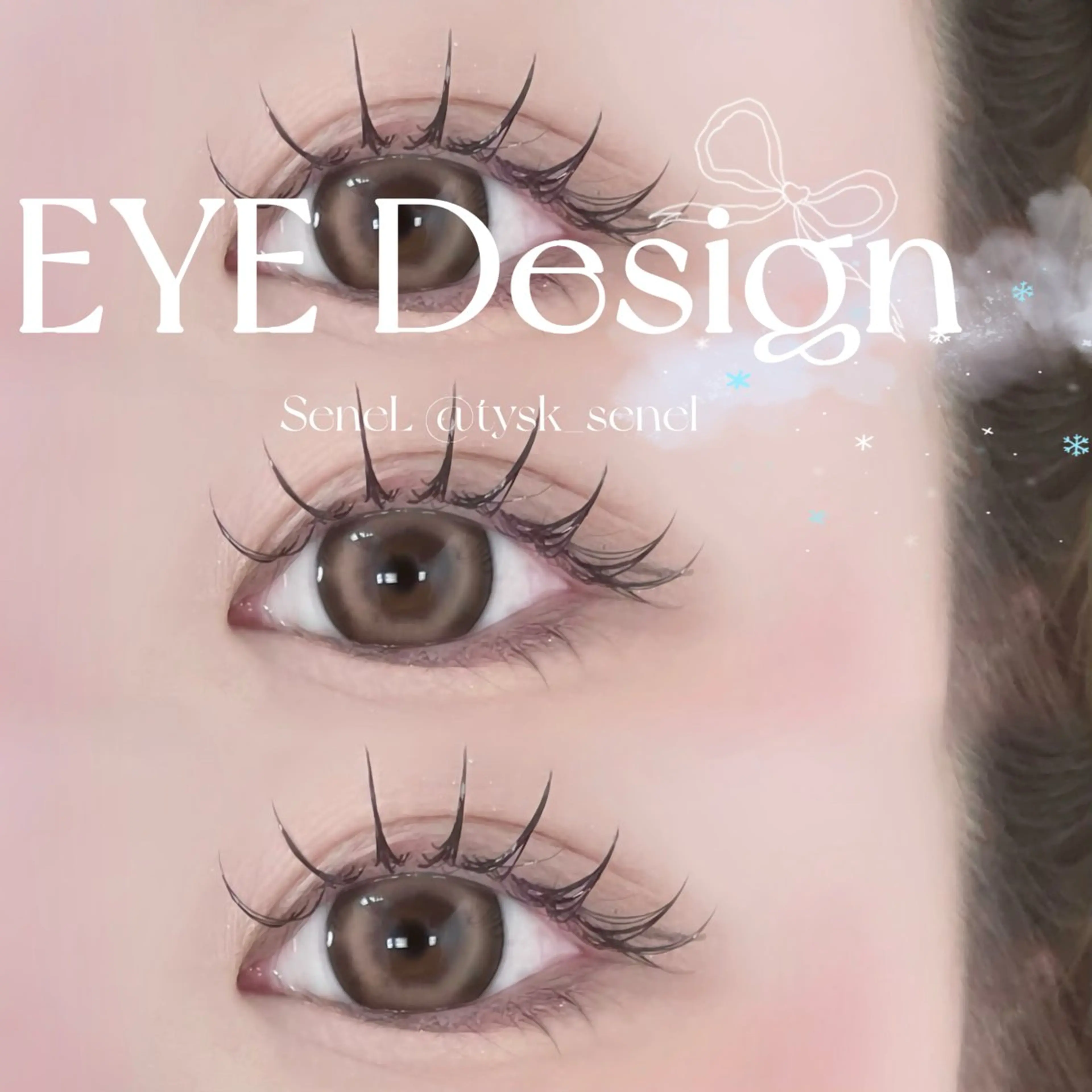 マツエク・マツパ マツエク 大阪梅田 SAKI 韓国風束感まつ毛のマツエク・マツパデザイン