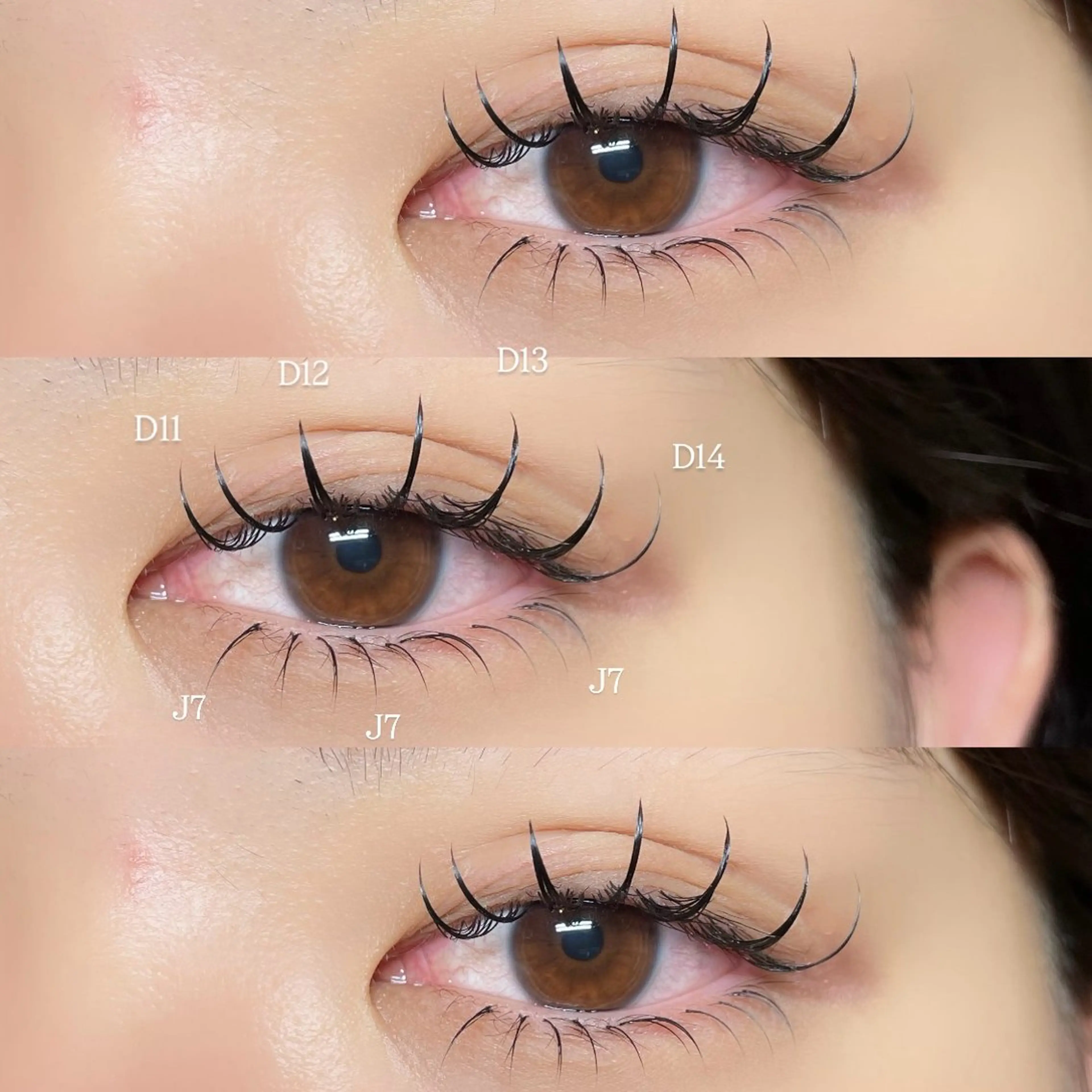 マツエク・マツパ マツエク Mell Yuuna ♡パリエク /束感のマツエク・マツパデザイン