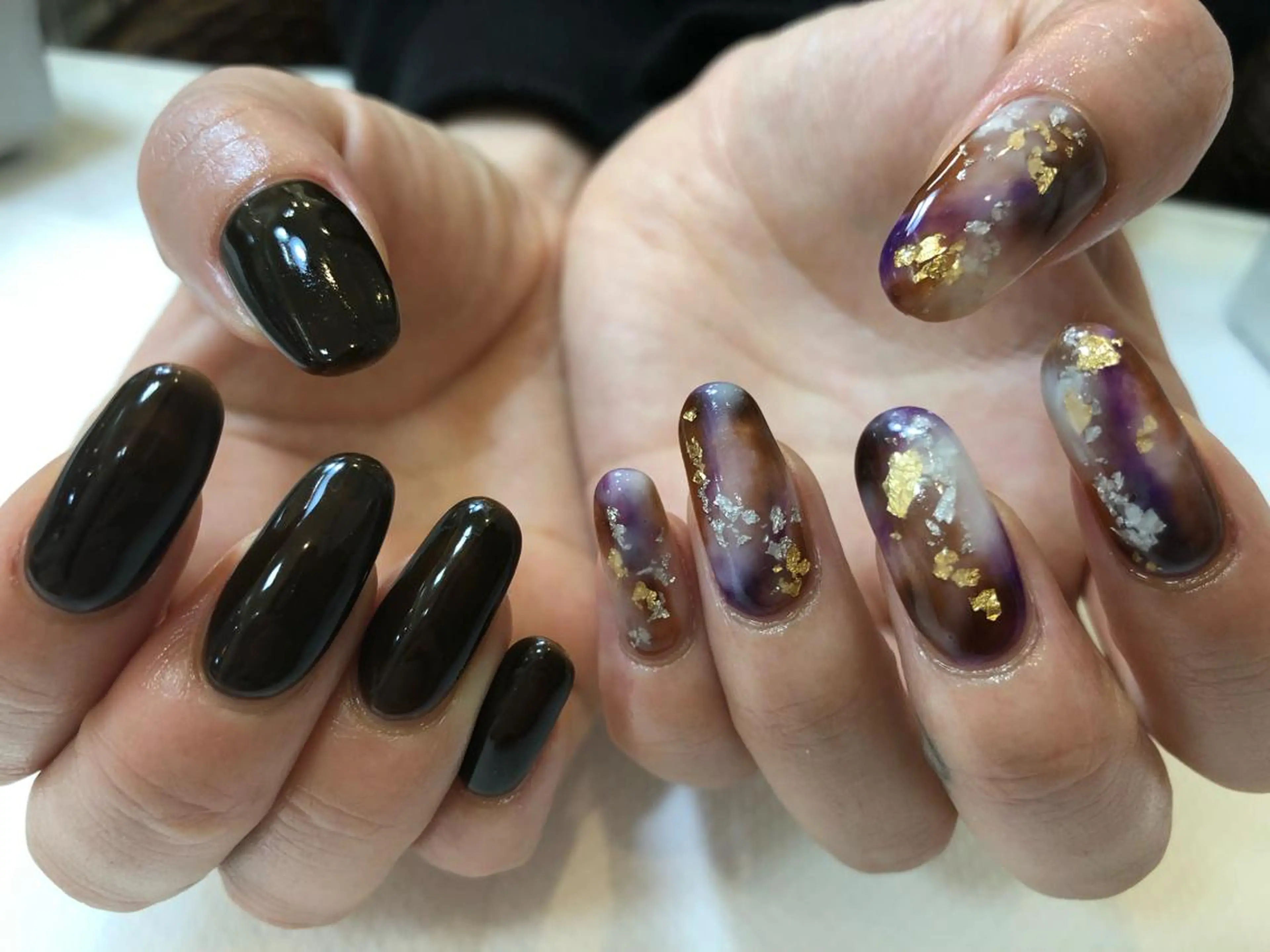 ネイル ハンドネイル umber 三茶1分のネイルデザイン