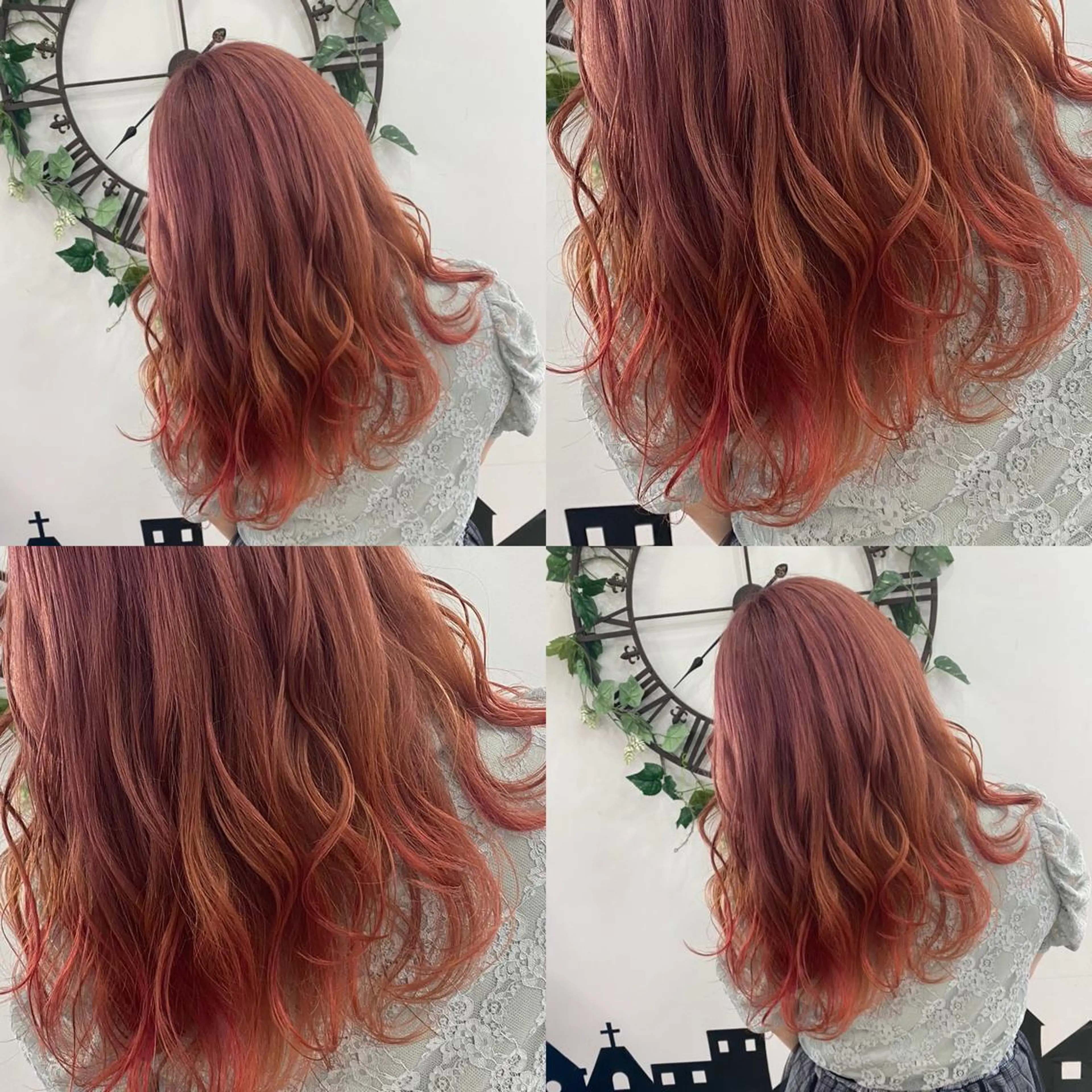 セミロング カラー ハイトーン💫 エクステ💫maiのヘアスタイル