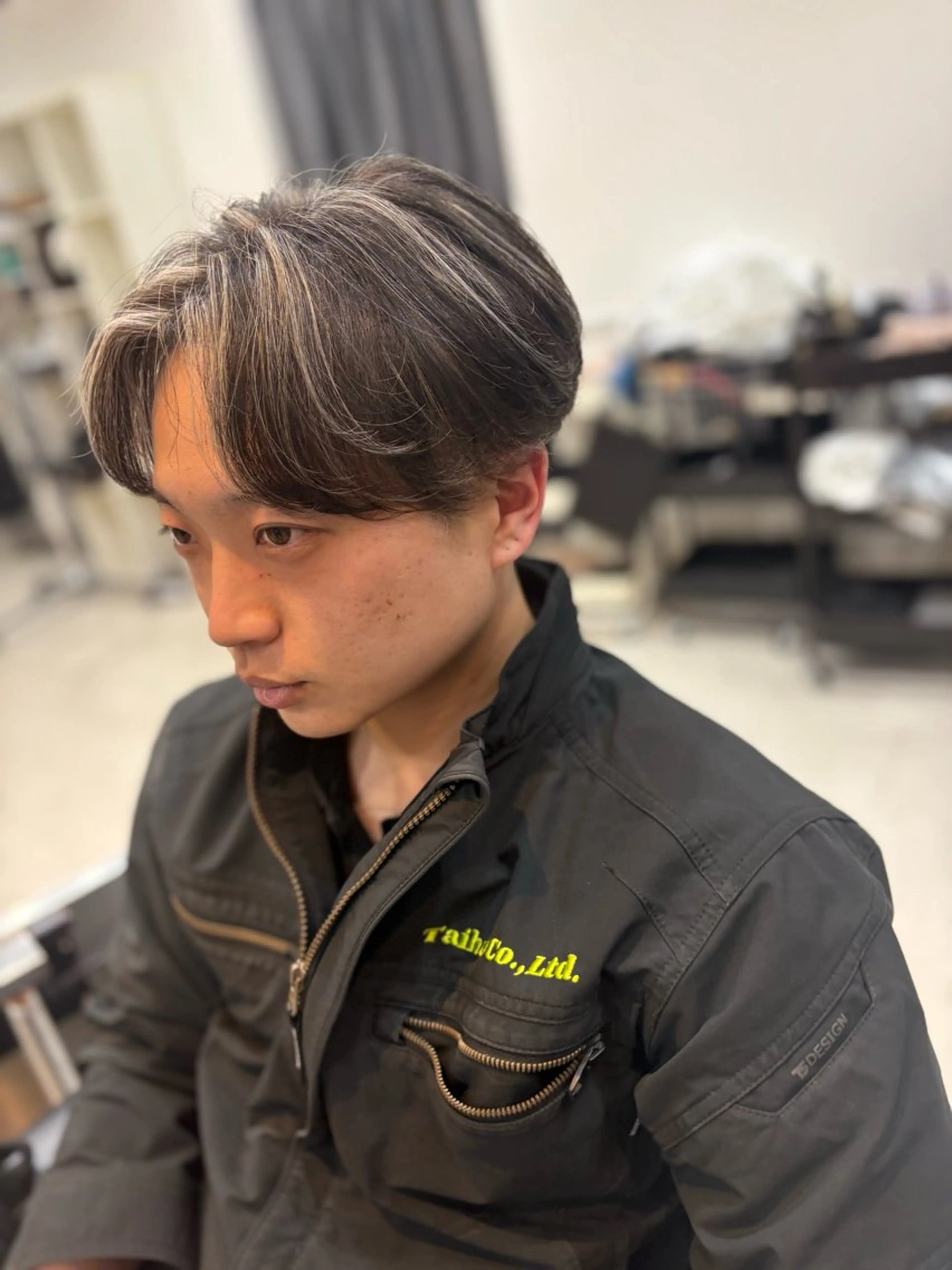 ショート パーマ メンズ メンズパーマ ニュアンスパーマ シャルム所属・美容室シャルム⭐️ 清水　勇希🩷のヘアスタイル