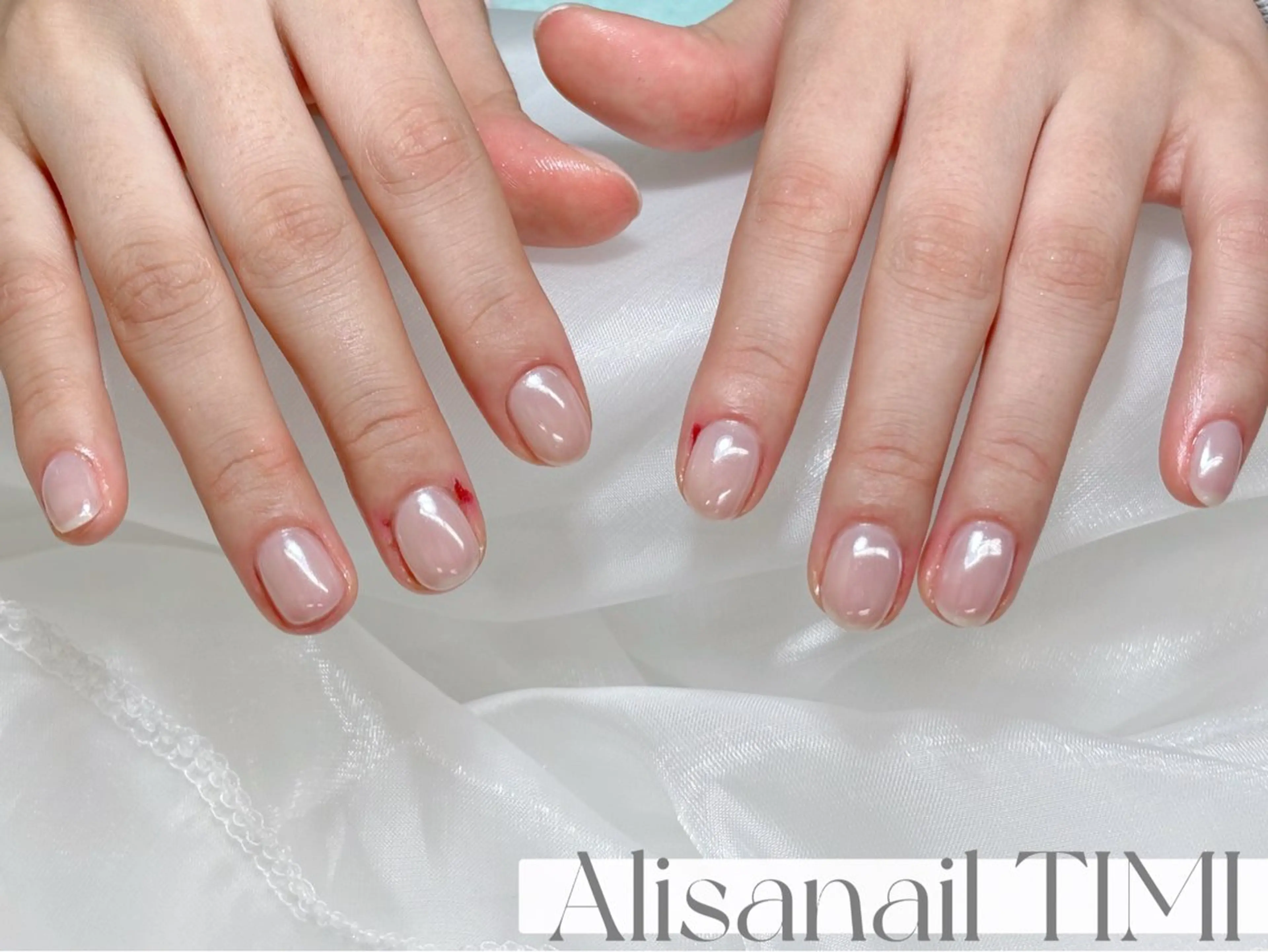 ネイル ミラーネイル ワンカラーネイル Alisa nail Timiのネイルデザイン