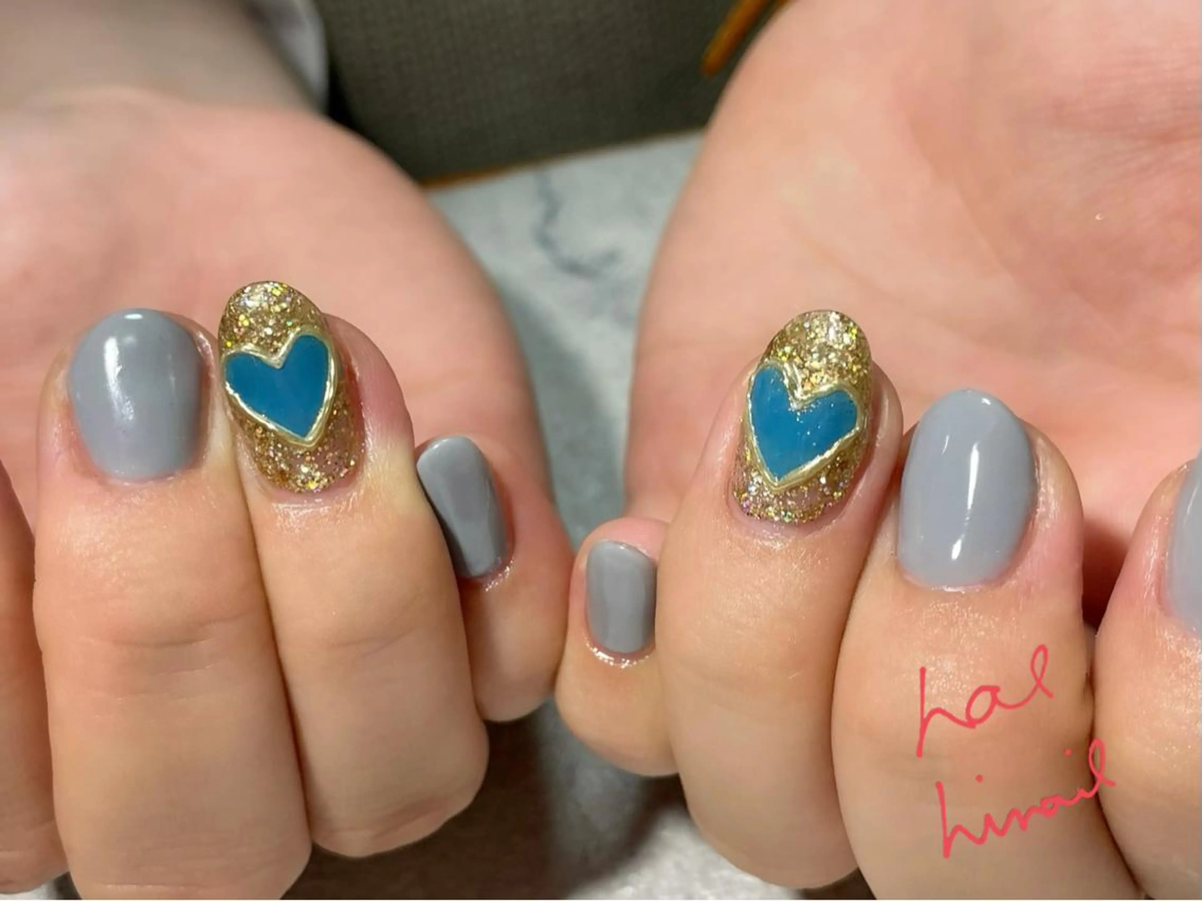 ネイル ハート はるひな ねいるのネイルデザイン