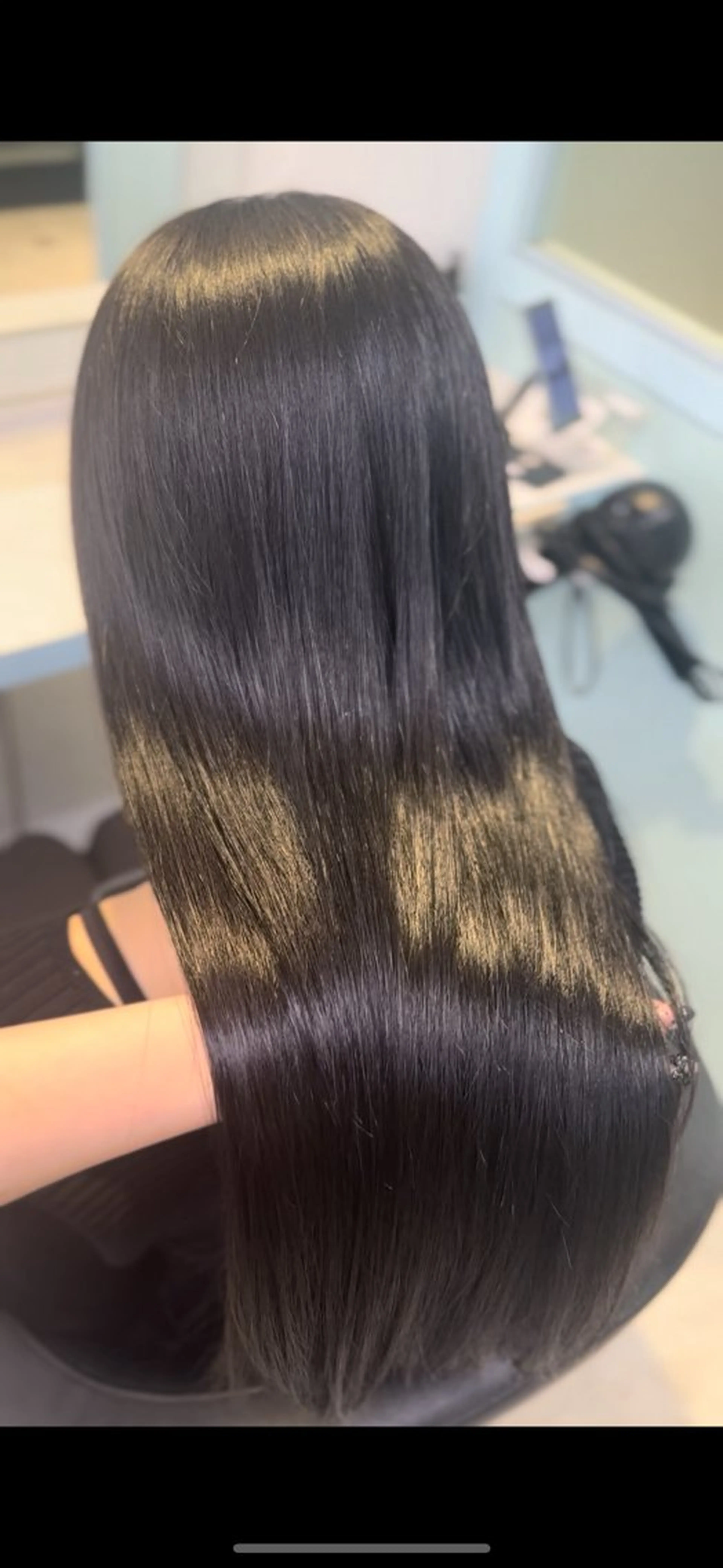 ロング ヘアカラー トリートメント ♥️暖色モテカラ ー♥️由夏のヘアスタイル