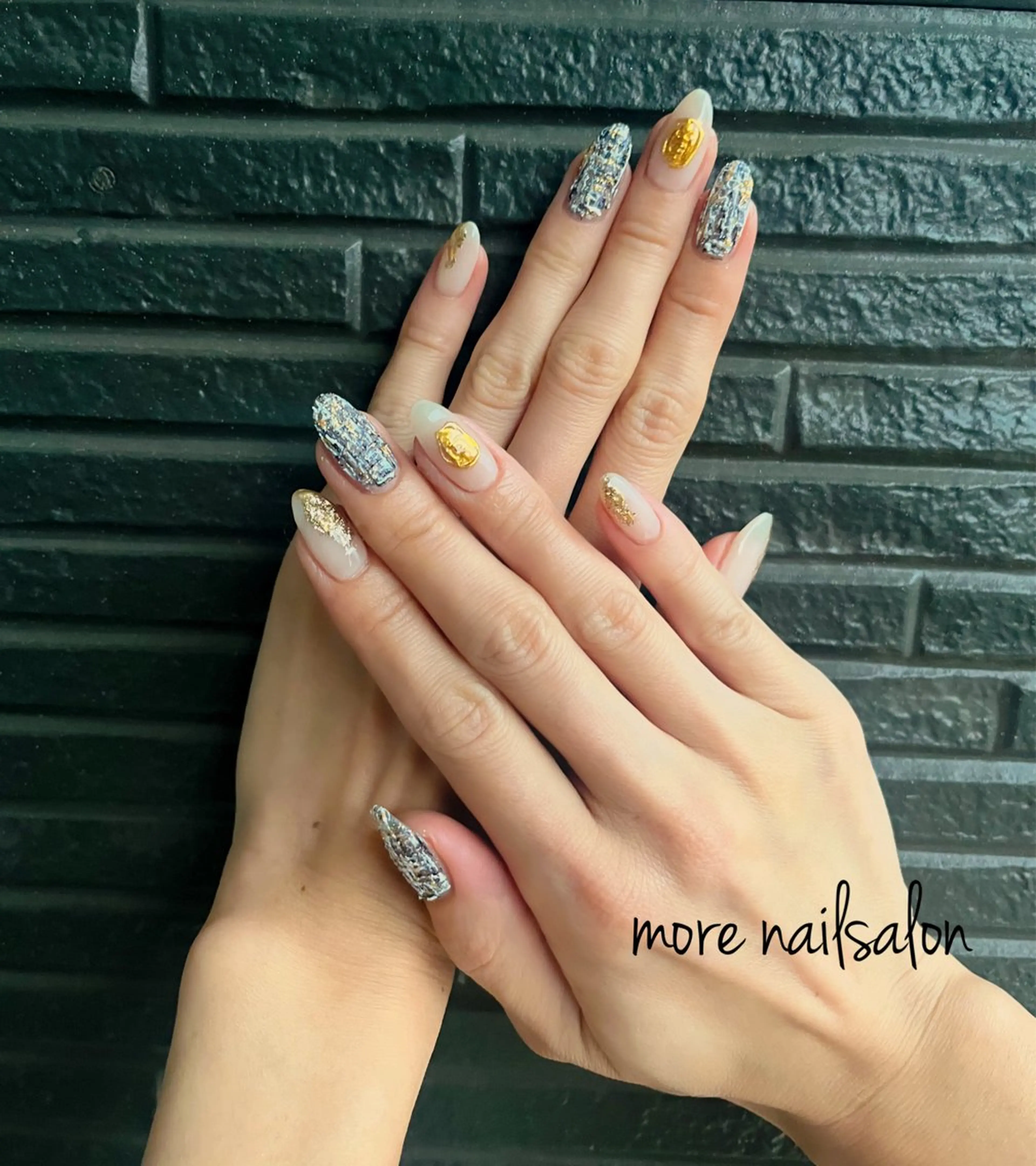 ネイル ツイードネイル nail salon moreのネイルデザイン