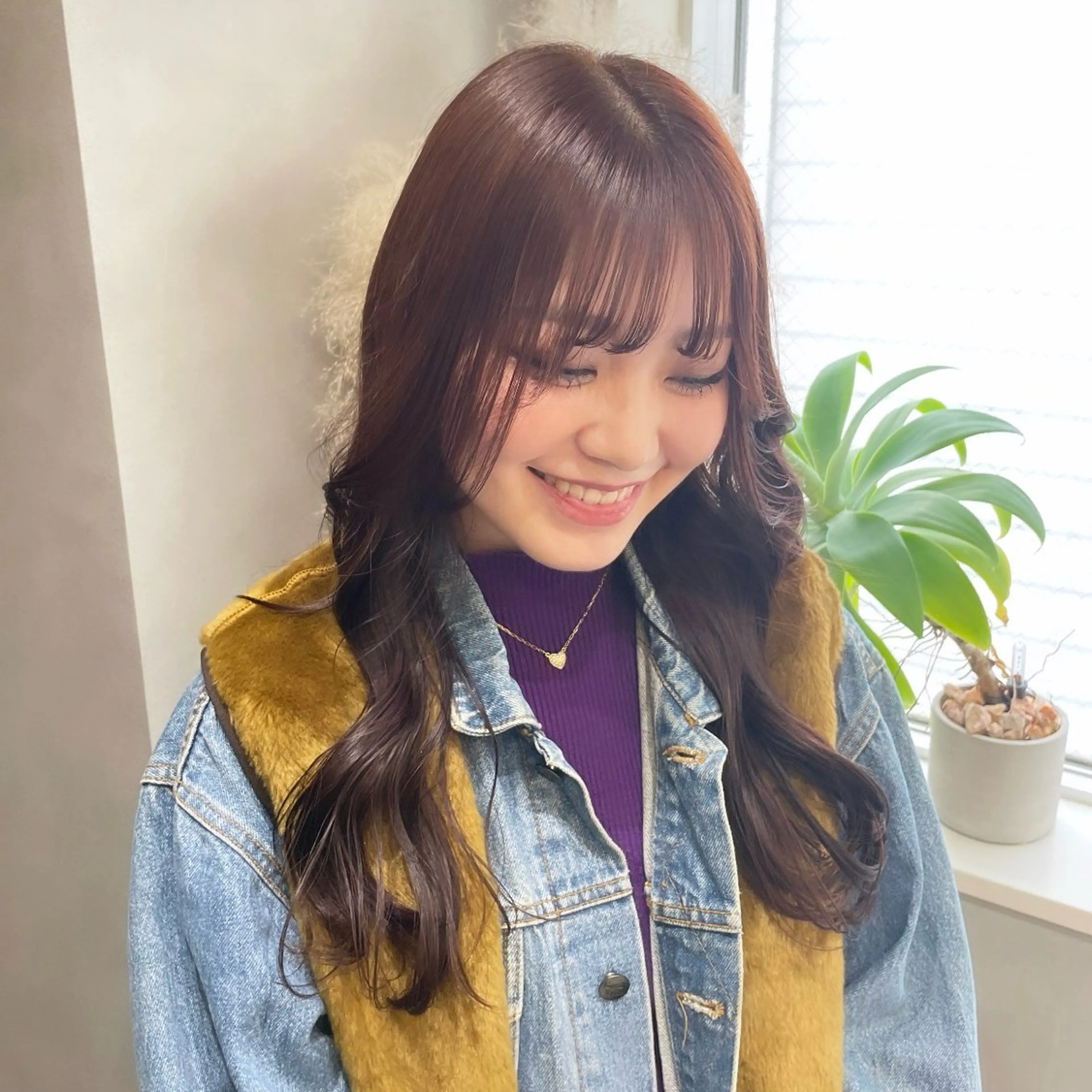 ロング カラー ブラウンカラー Rui/透明感カラー 暖色/レイヤーカットのヘアスタイル