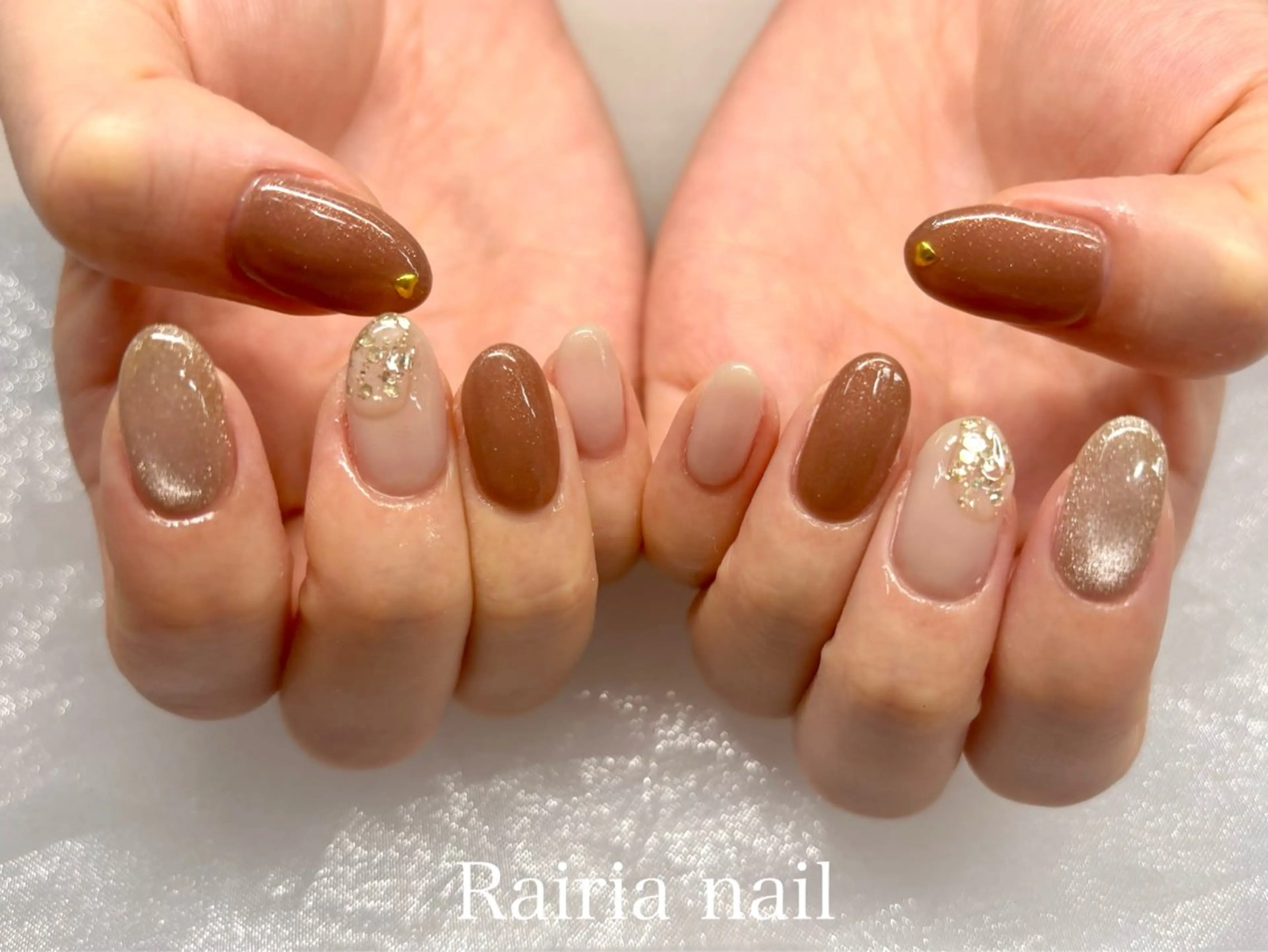 ネイル ハンドネイル rairiaharu パラジェルのネイルデザイン