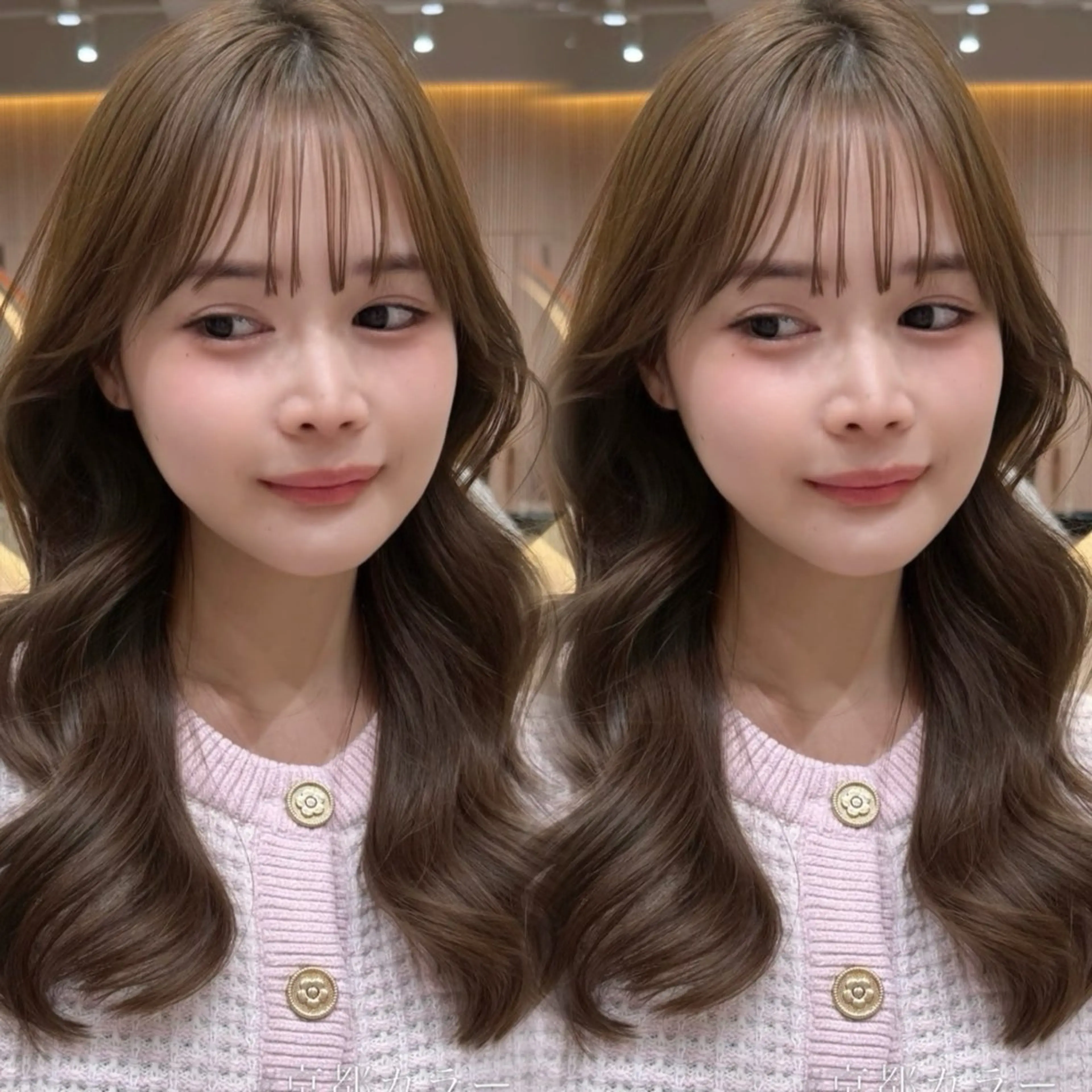 ロング カラー 似合わせカット カット ヘアカラー トリートメント レイヤー/髪質改善 Lond ambreのヘアスタイル