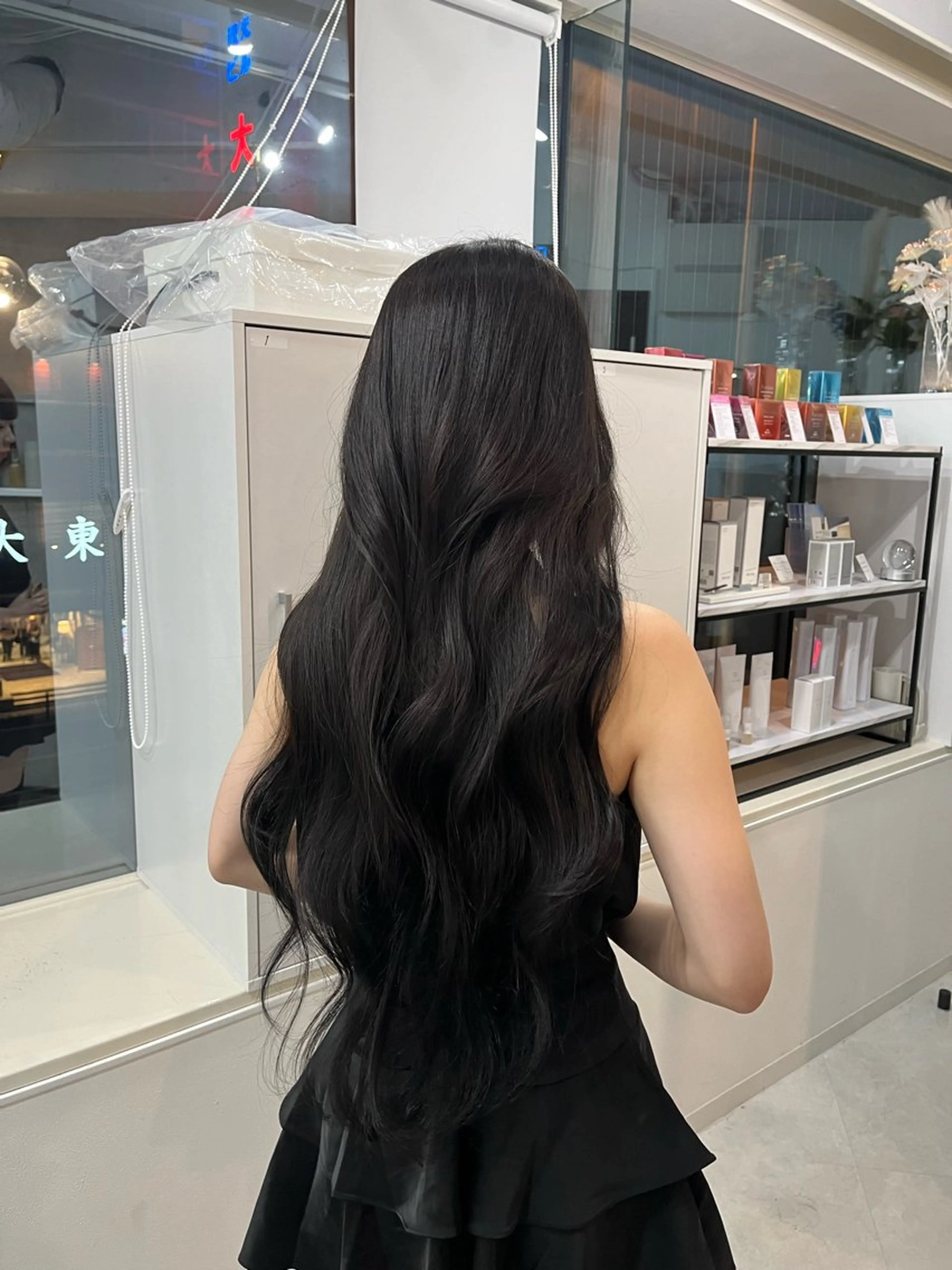 ロング カラー カット ヘアカラー marshu所属・ワンホンへア/ 大阪/nanaのヘアスタイル