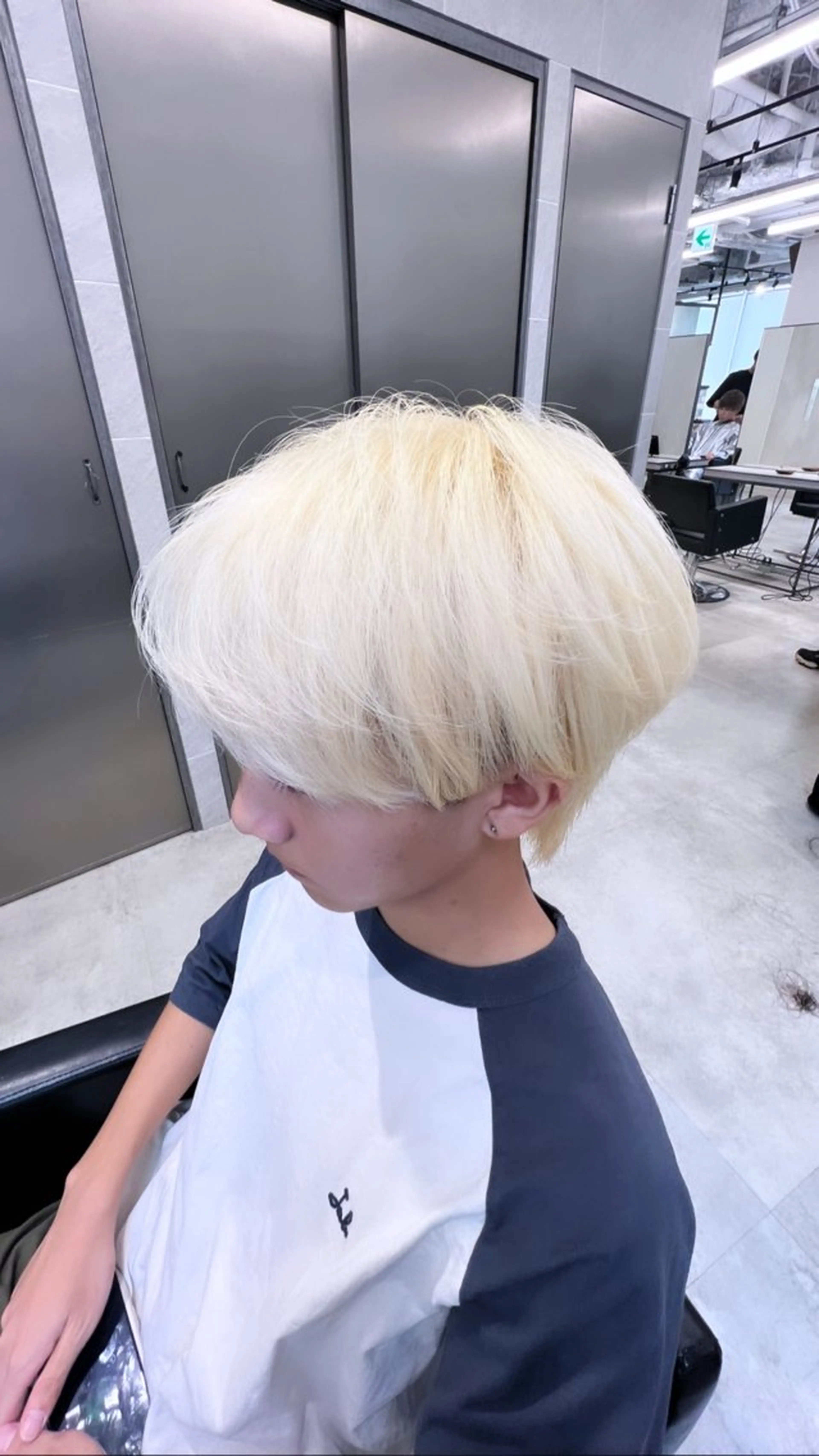 ショート カラー メンズ カラースペシャリスト ・齊藤 羽瑠輝のヘアスタイル