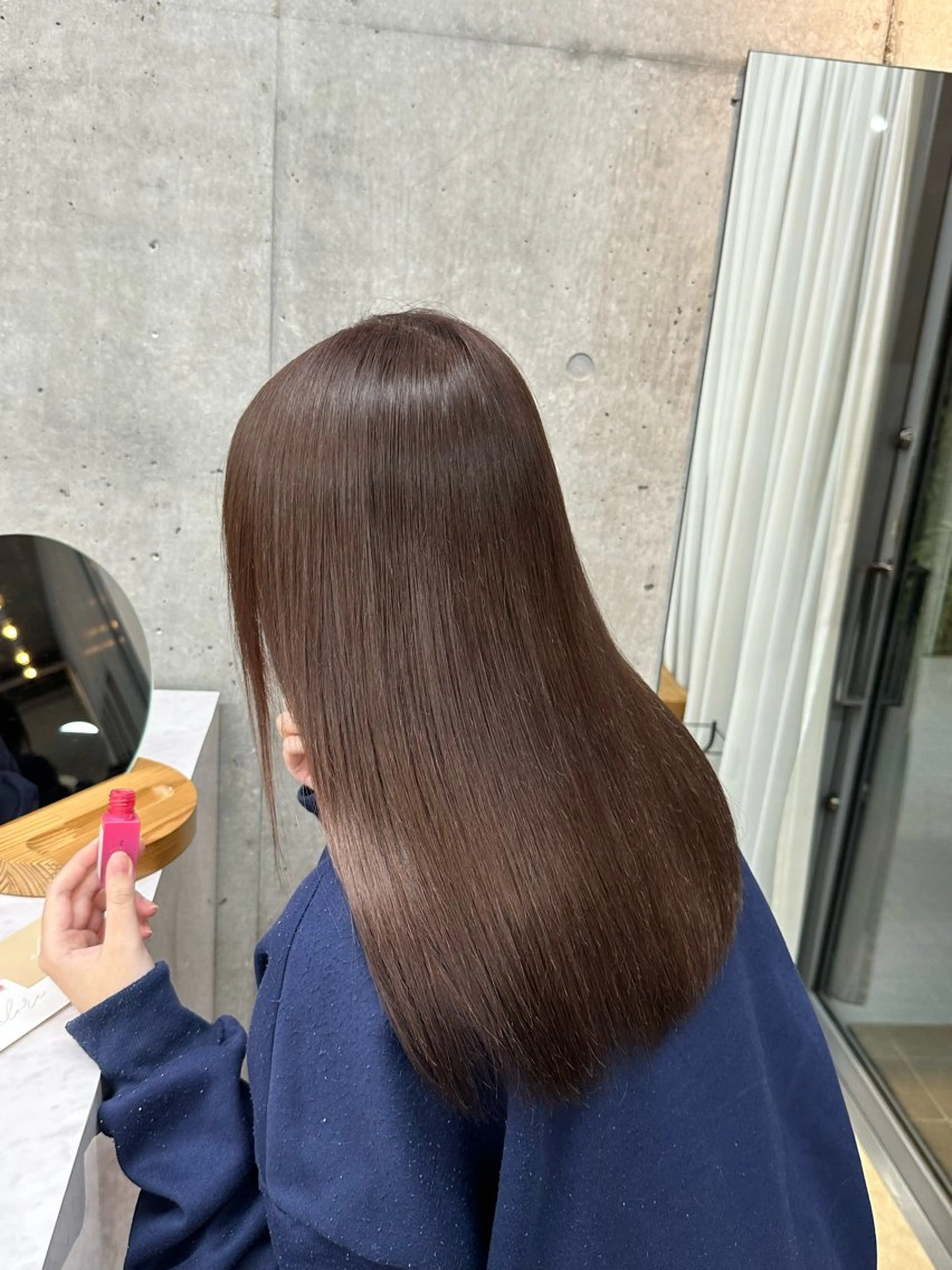 セミロング カラー ヘアカラー トリートメント Clore所属・ブリーチカラー/ 純心のヘアスタイル