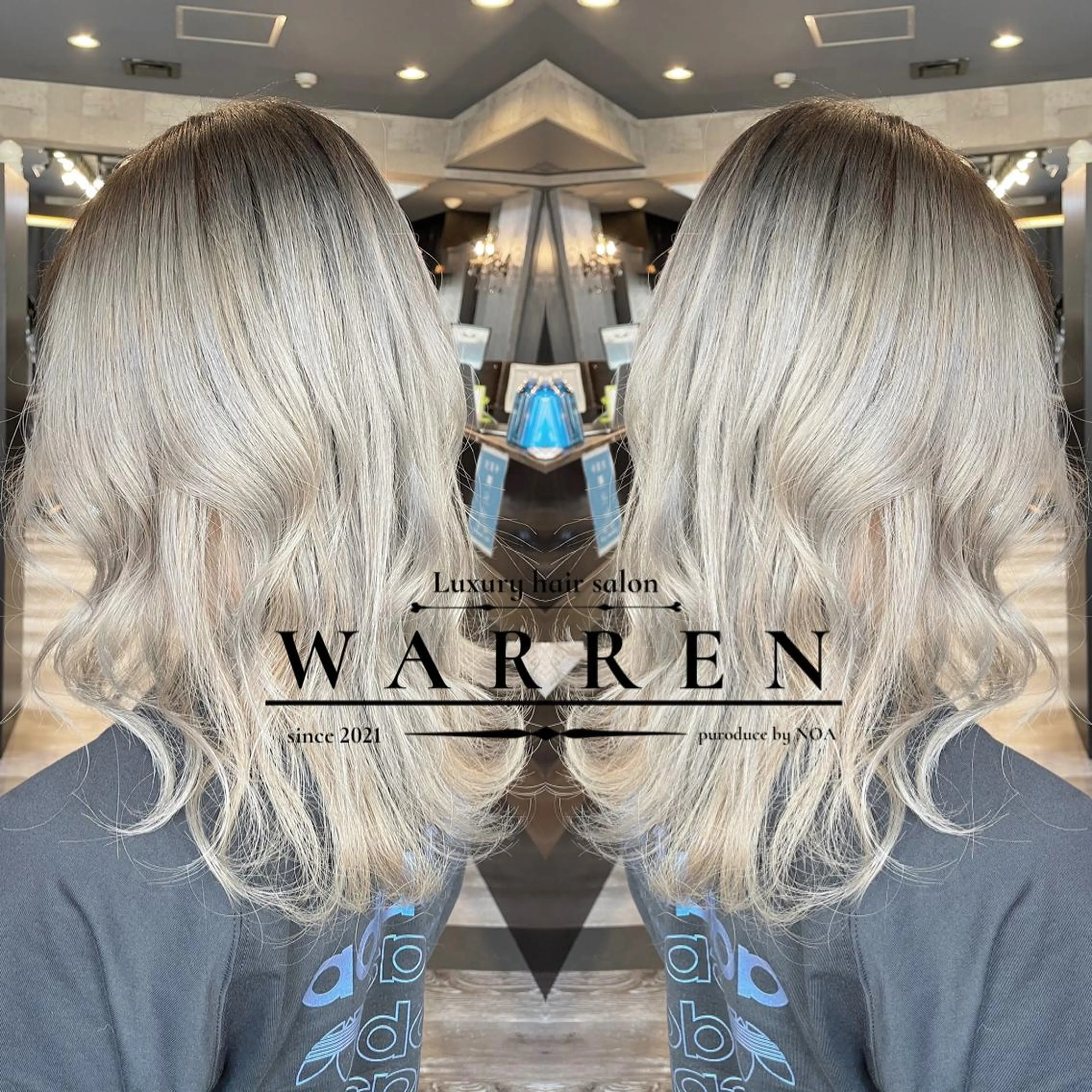 ミディアム ヘアカラー 【KIRA 代表】 TATSUYAのヘアスタイル