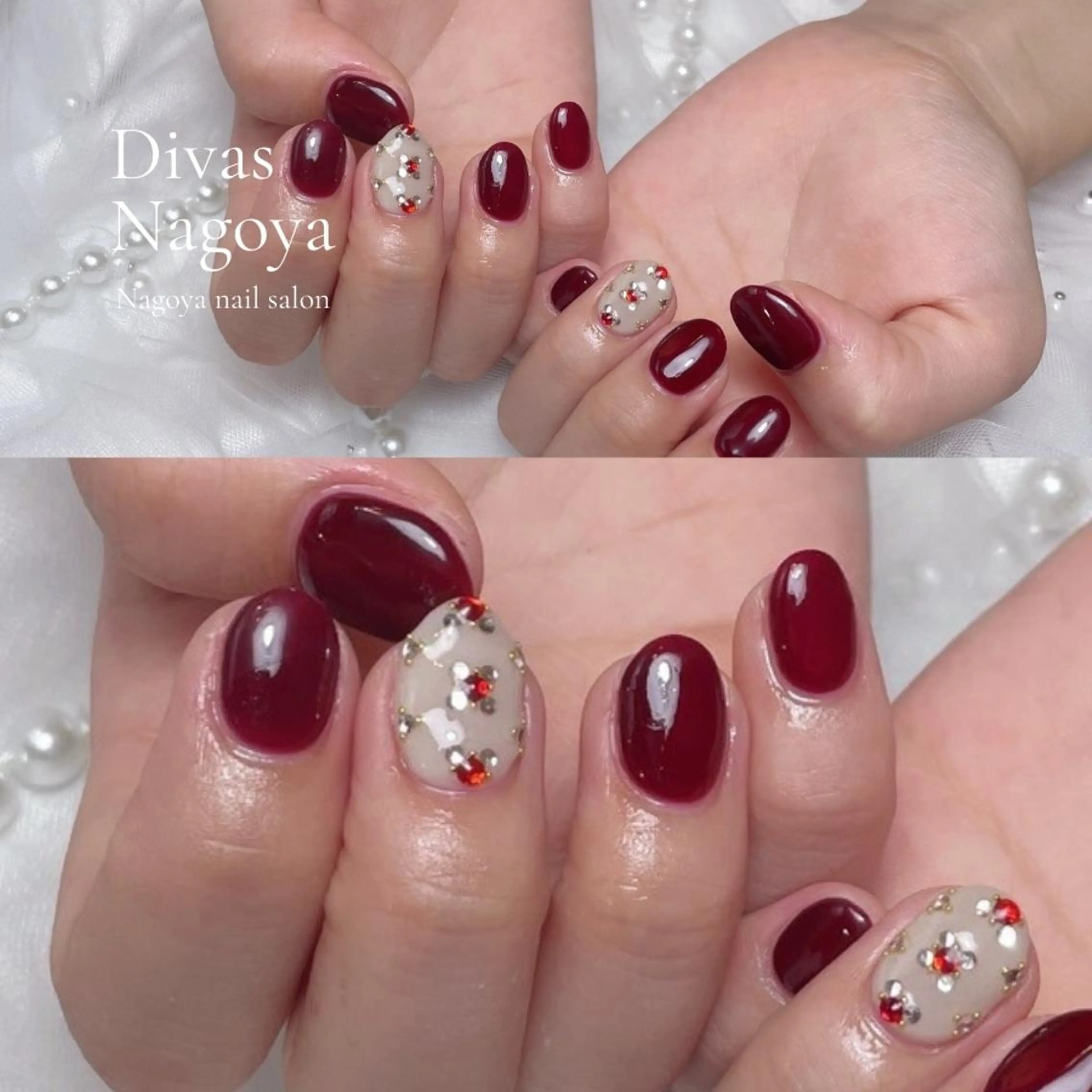 ネイル 長さ出し ジェルネイル 韓国ネイル マグネットネイル 持ち込み 🎀Sakae D.d nail🎀のネイルデザイン