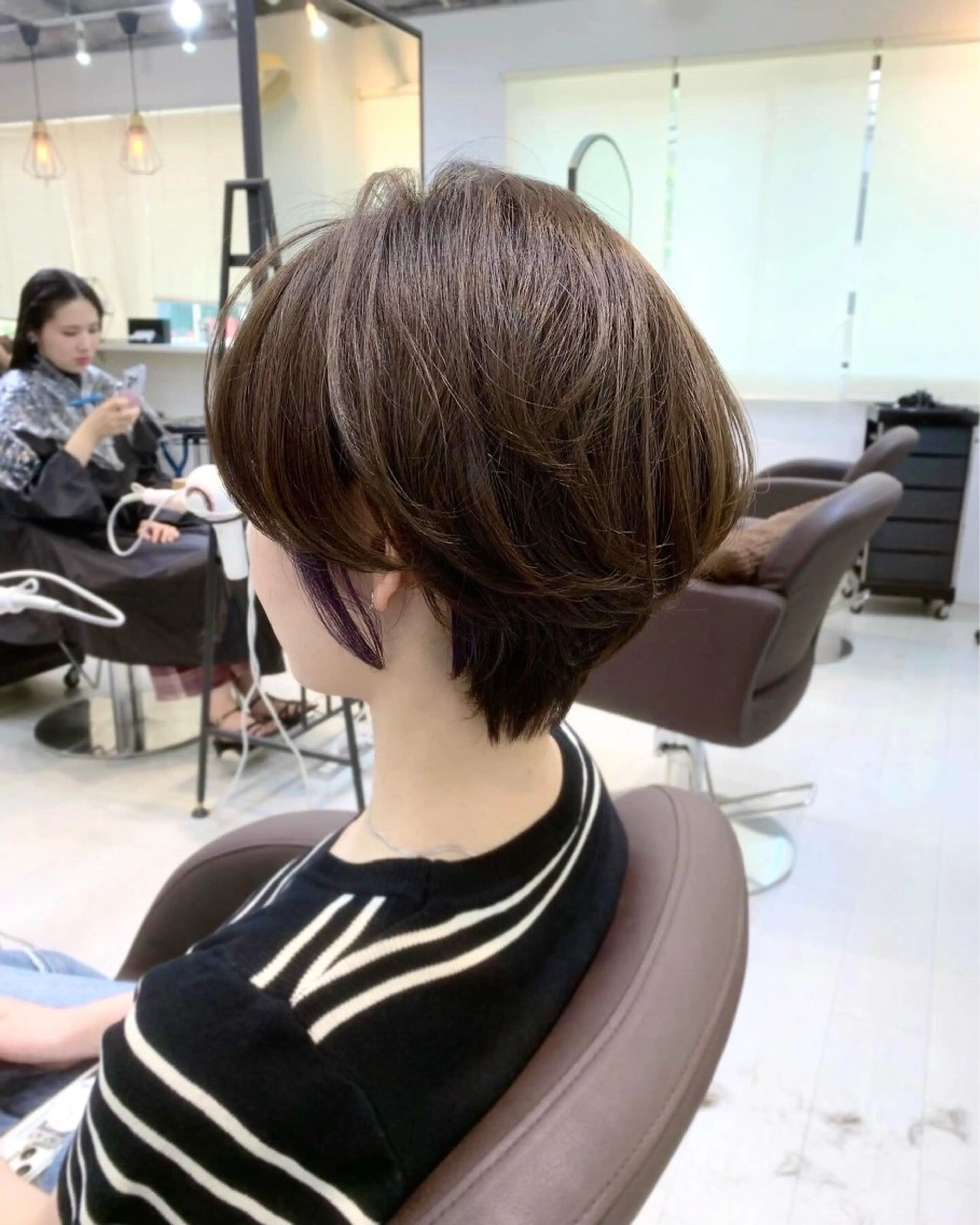 ショート カラー 前田 健太のヘアスタイル