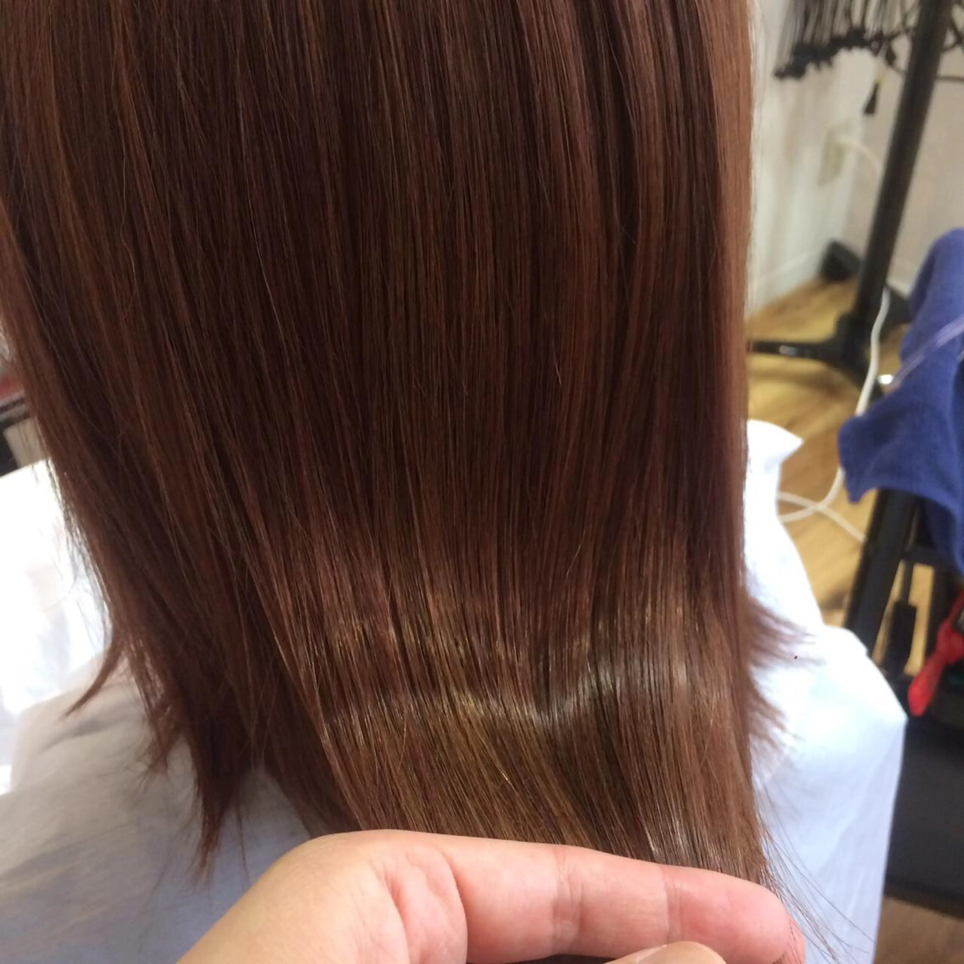 セミロング カラー トリートメント MIZUHO / ダブルカラー髪質改善のヘアスタイル