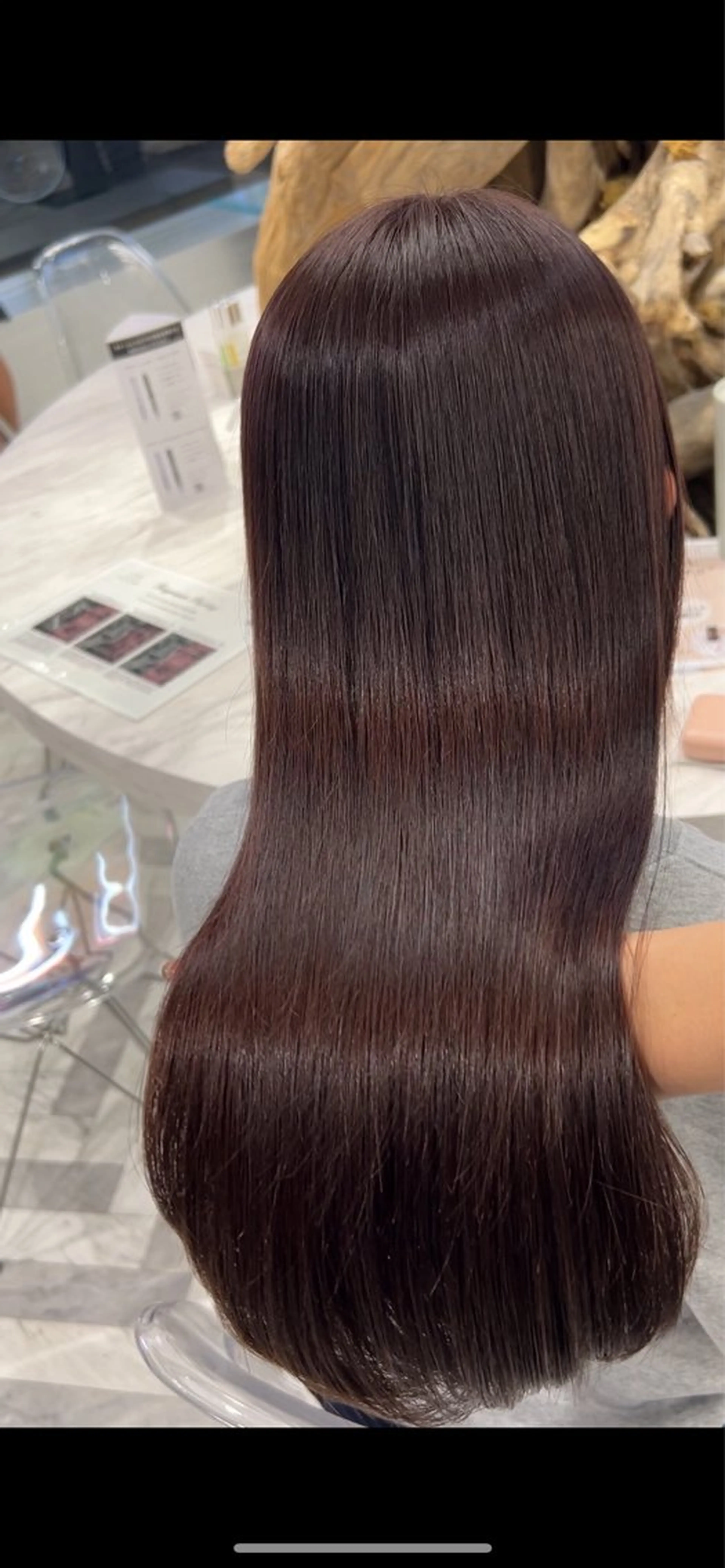 ロング カラー パーマ ヘアカラー トリートメント 冬っぽカラー/ マツエク/ゆきなのマツエク・マツパデザイン