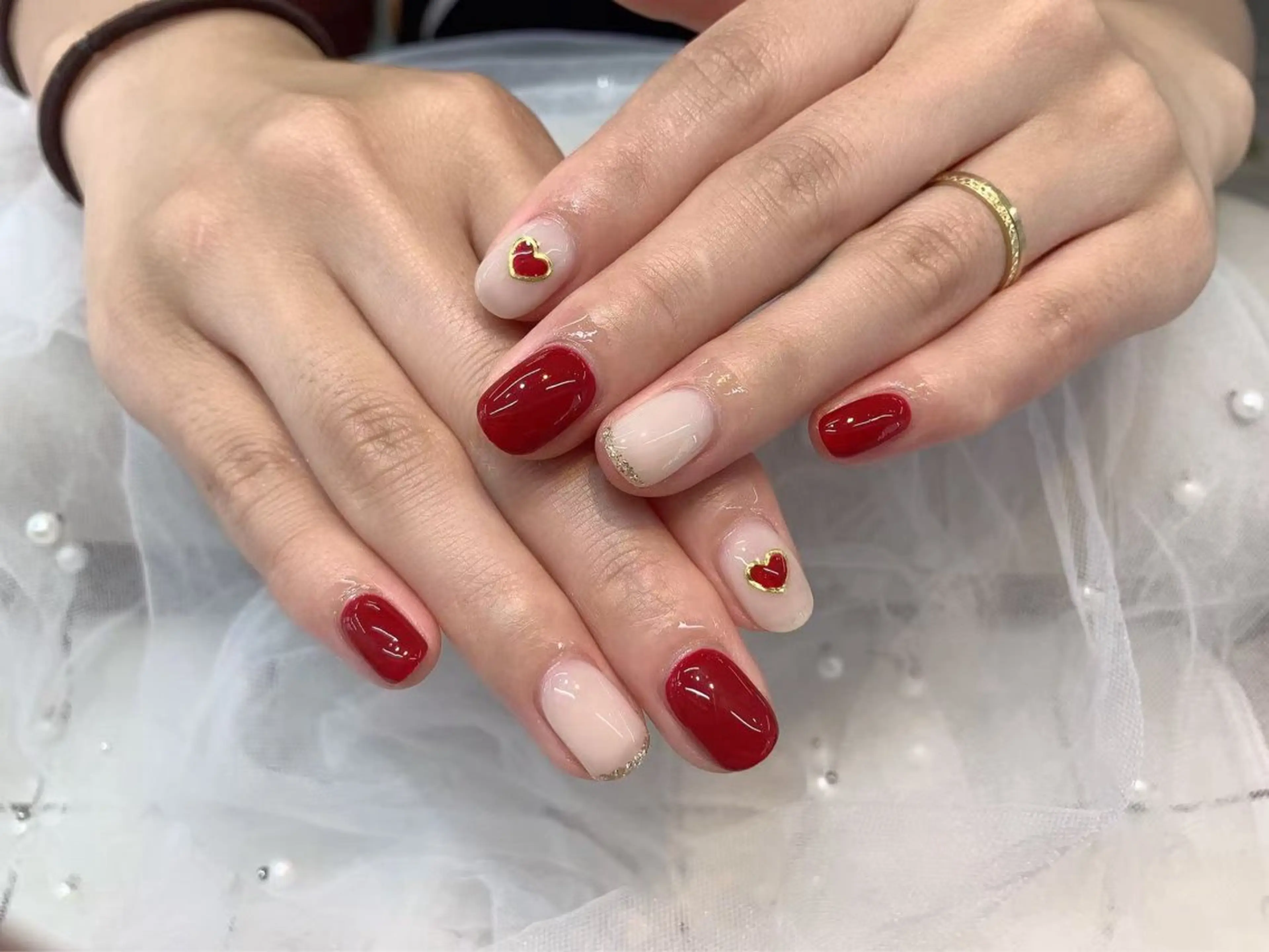 ネイル アートネイル チークネイル 長さ出し フットネイル ジェルネイル ハンドネイル ハンドケア ラッキーネイルサロン 西川口東口店のネイルデザイン