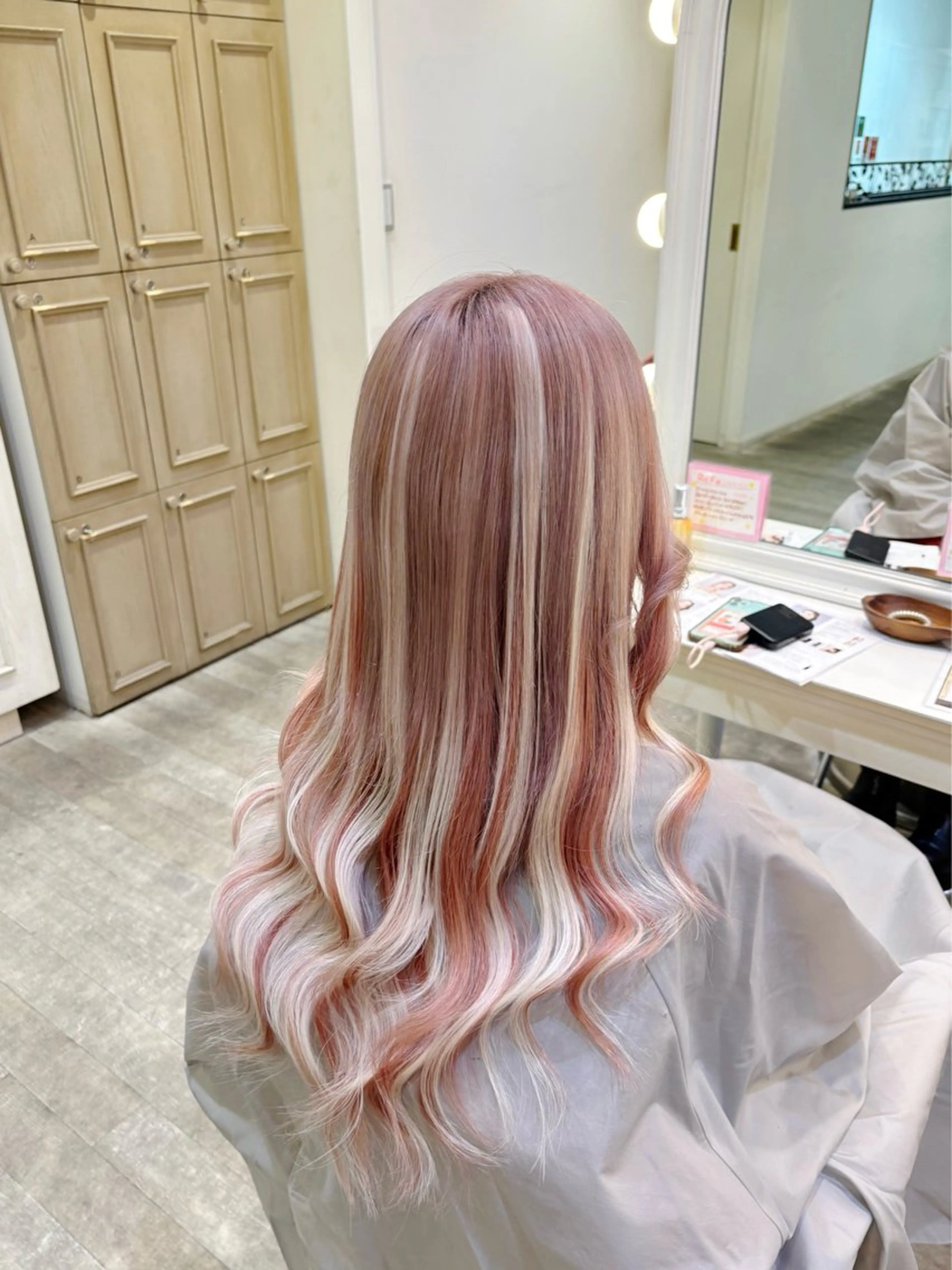 セミロング エクステ エクステ/ハイトーン 🐏☁️miminaのヘアスタイル