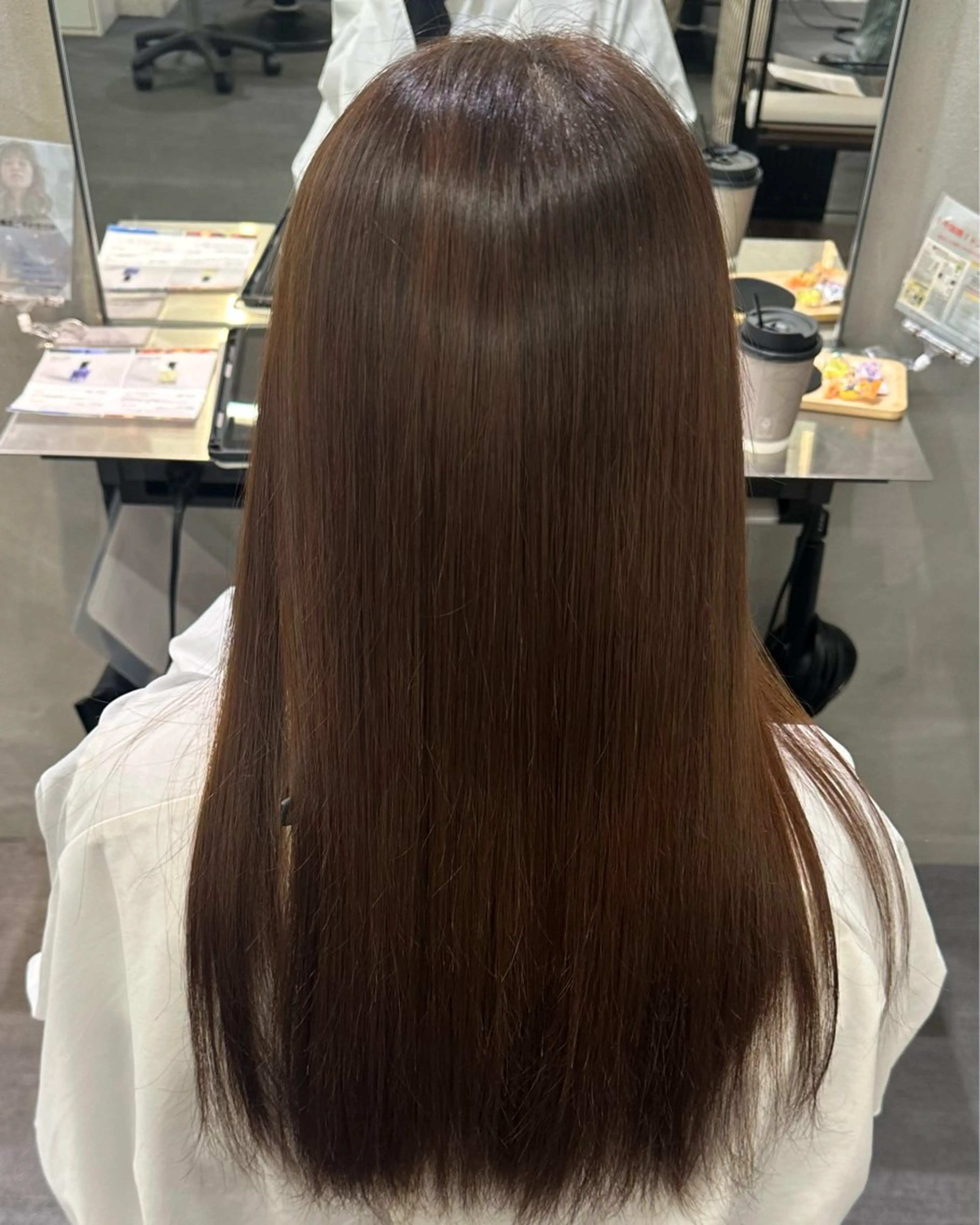 ロング 縮毛矯正 belta by artefice所属・梅田 かれんのヘアスタイル