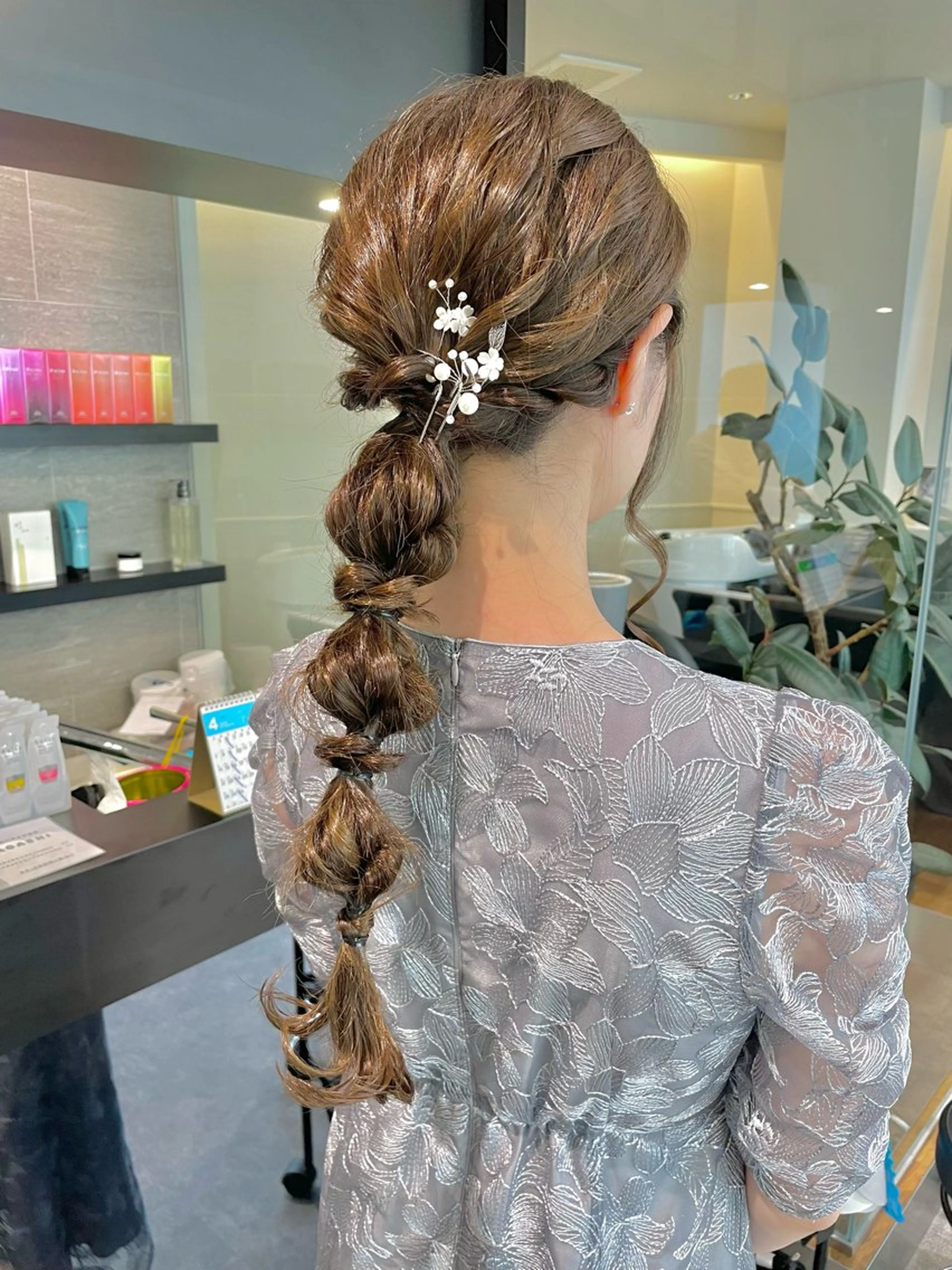 ロング ヘアアレンジ ダブルカラー🦖 /髪質改善⚡️しおりのヘアスタイル