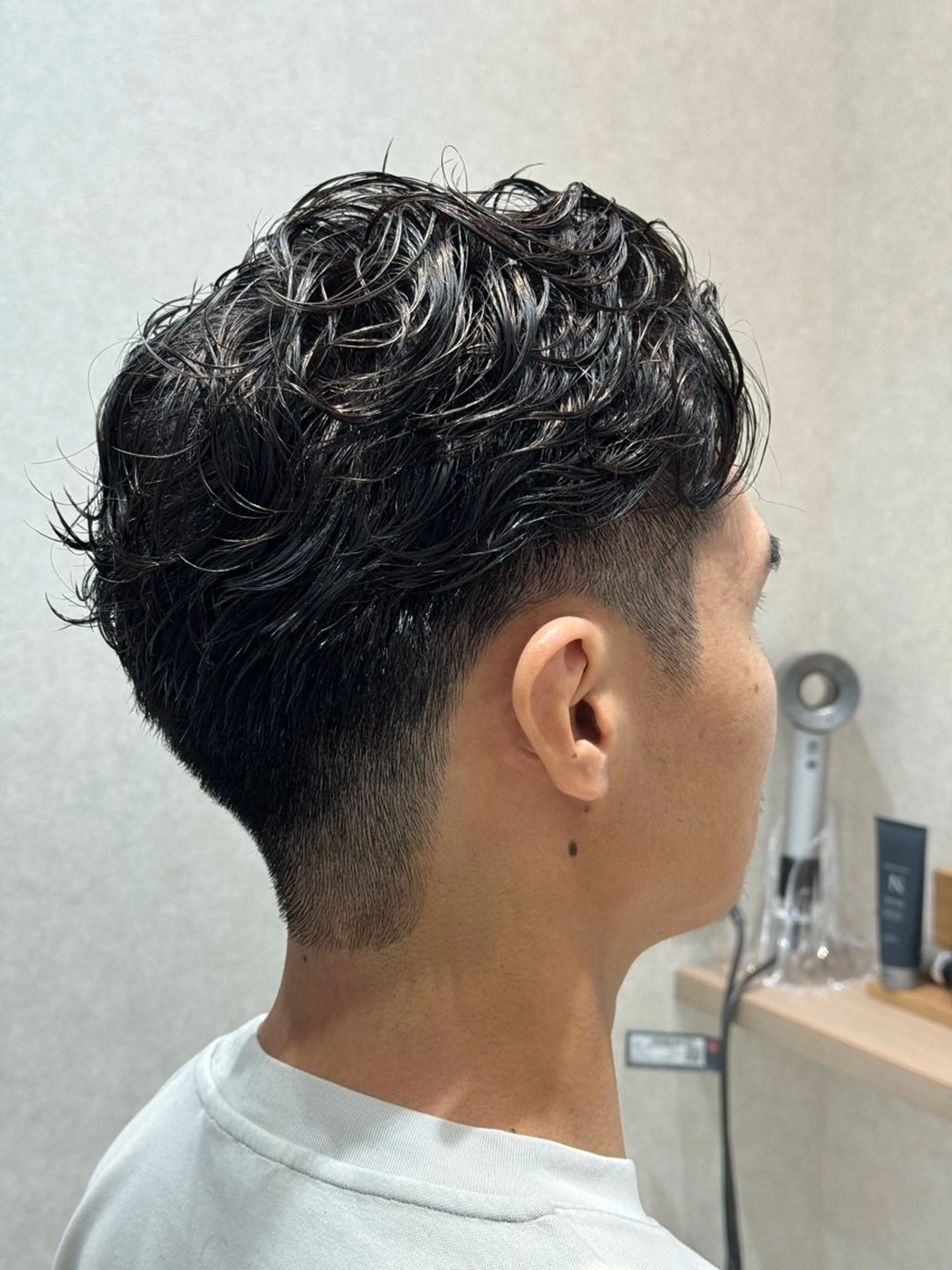ショート パーマ メンズヘア特化 廣田和也のヘアスタイル
