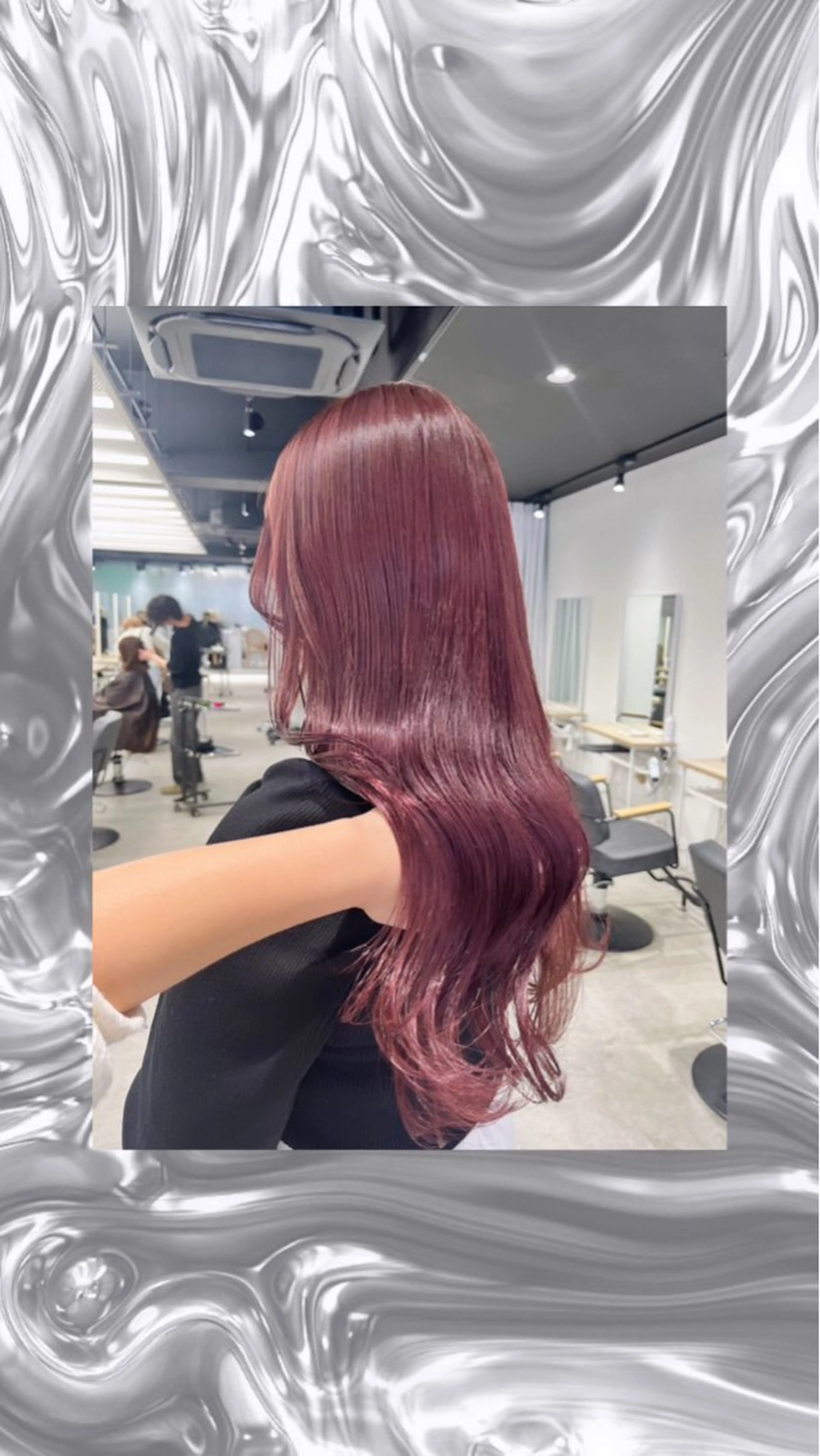 ロング ヘアカラー トリートメント 🩵yuribou ／カラー／ボブ🩵のヘアスタイル