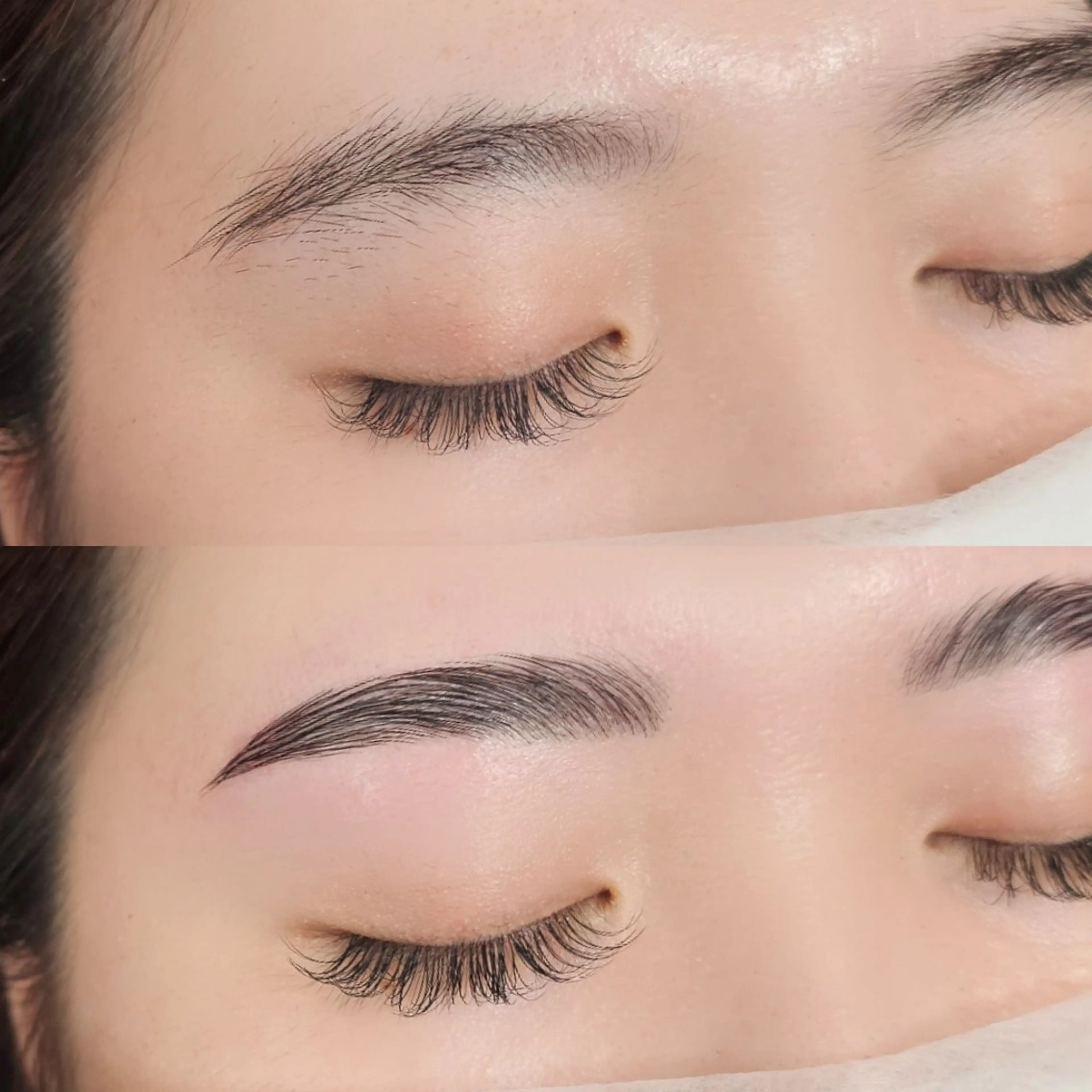 学割U24【 眉癖改善⭐️眉毛パーマ 】美眉アイブロウWAX＋ハリウッドブロウリフト+メイク仕上げの写真