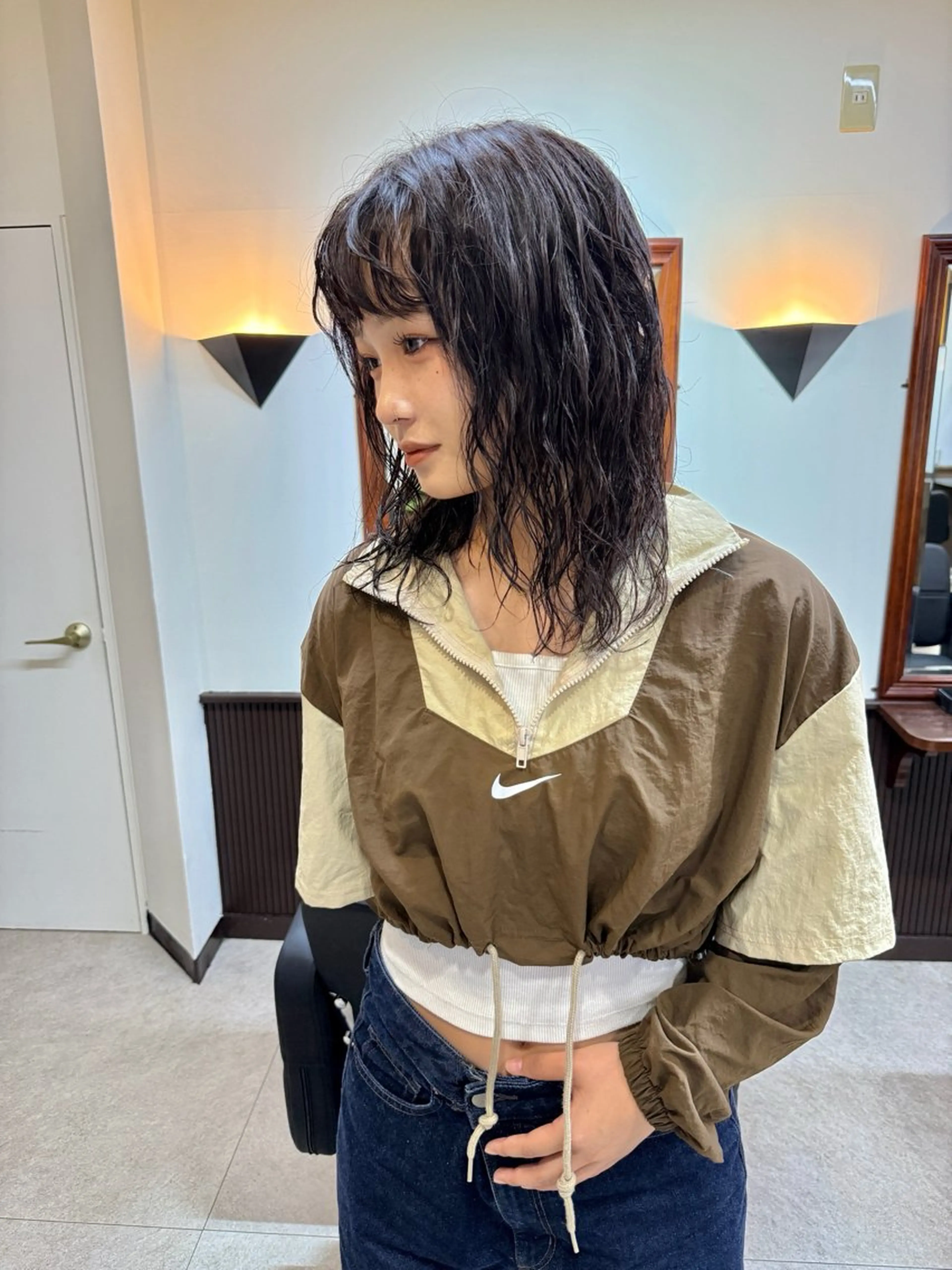 ミディアム パーマ カット パーマ SHICUNEアサミ /ショート/メンズのヘアスタイル