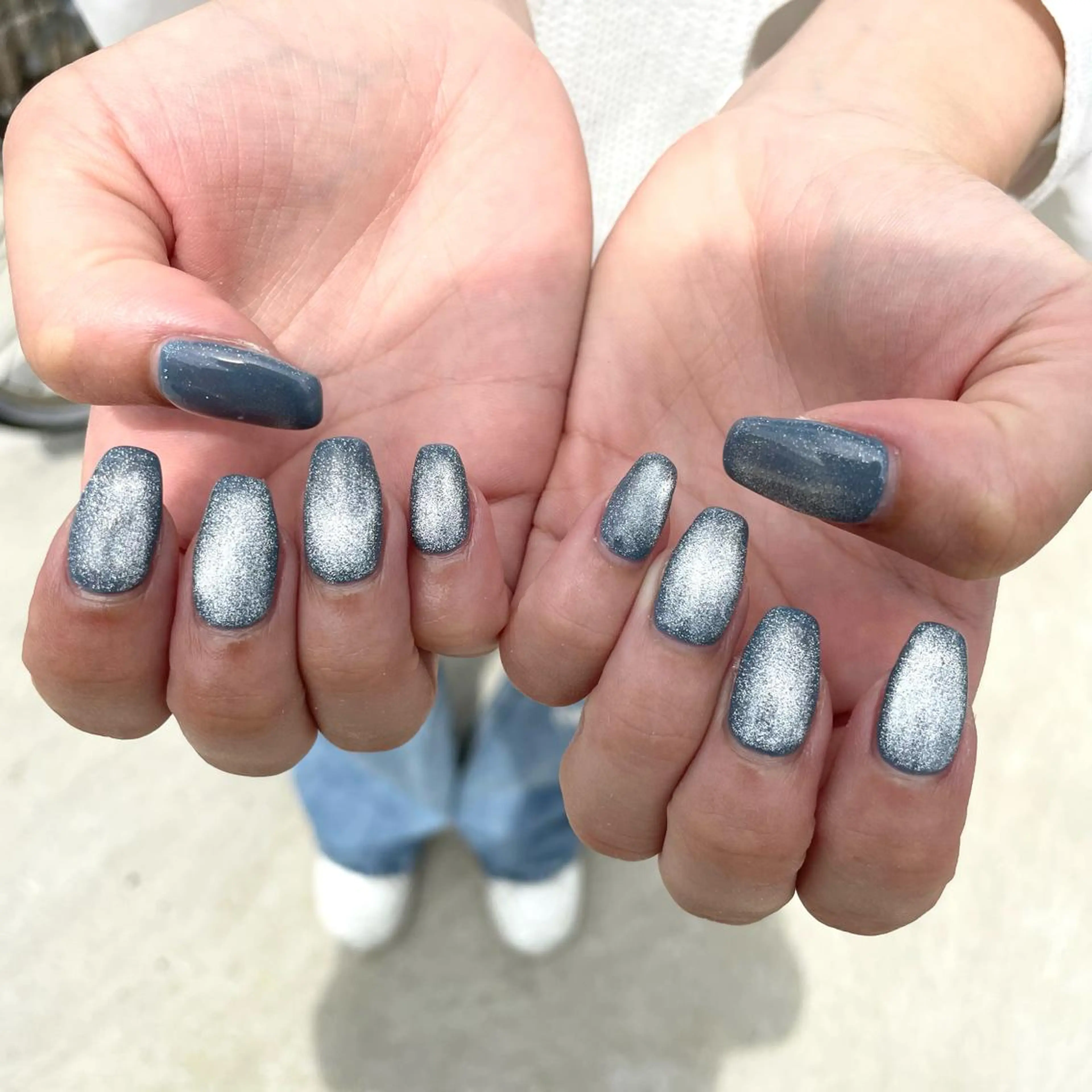 ネイル ハンドネイル Sea  nail by emaのネイルデザイン