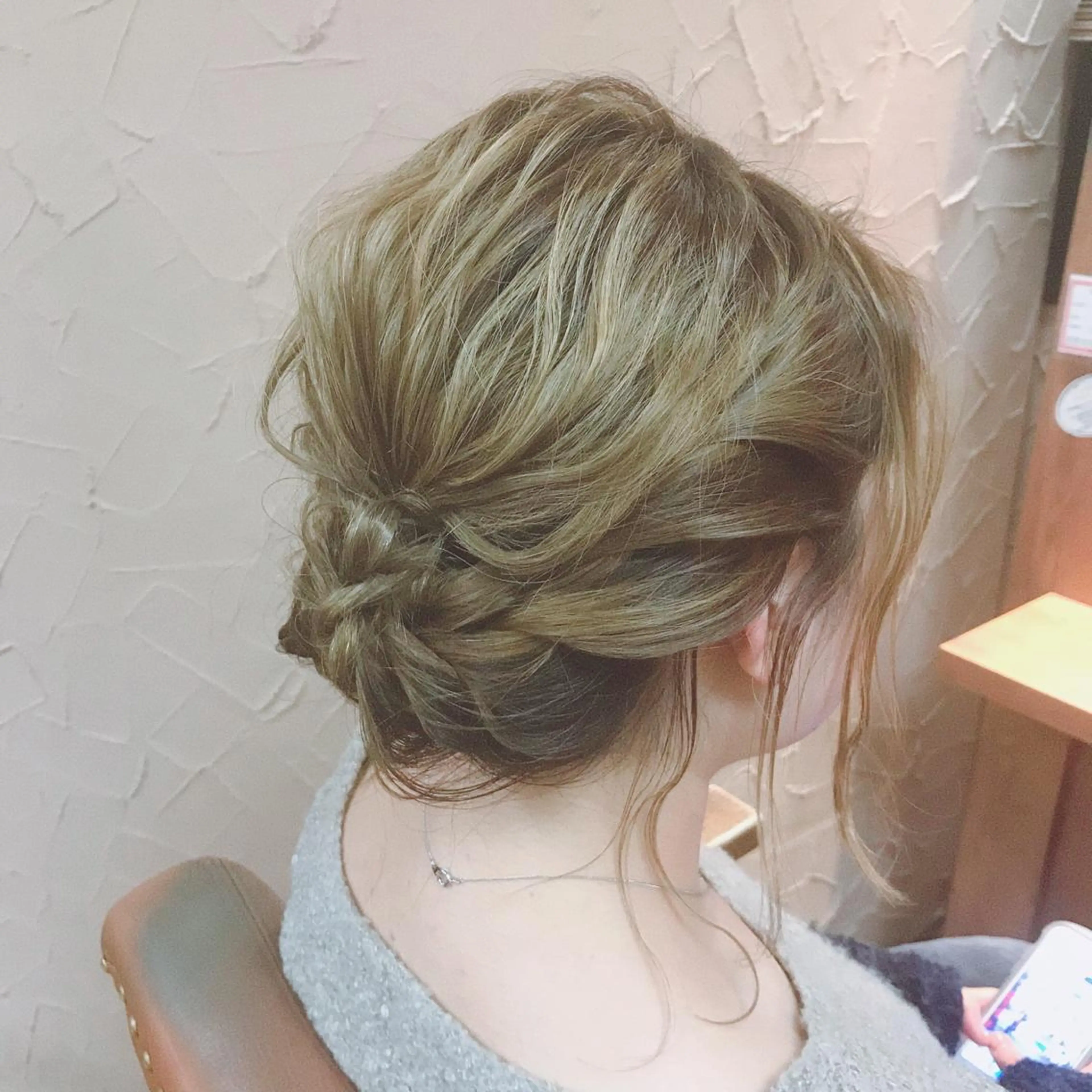 セミロング カラー ヘアアレンジ いわい せよりのマツエク・マツパデザイン