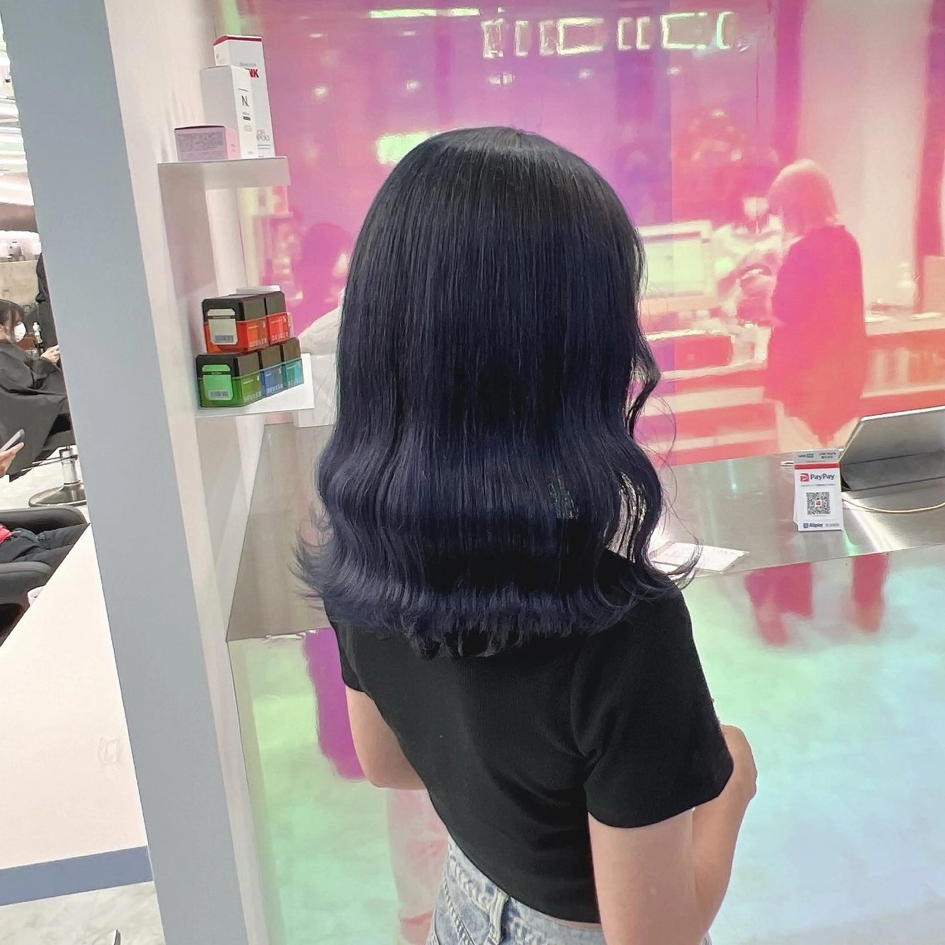 ミディアム カラー パーマ ヘアアレンジ メンズ 🤍透明感カラー🤍 ブリーチ🤍AINEのヘアスタイル