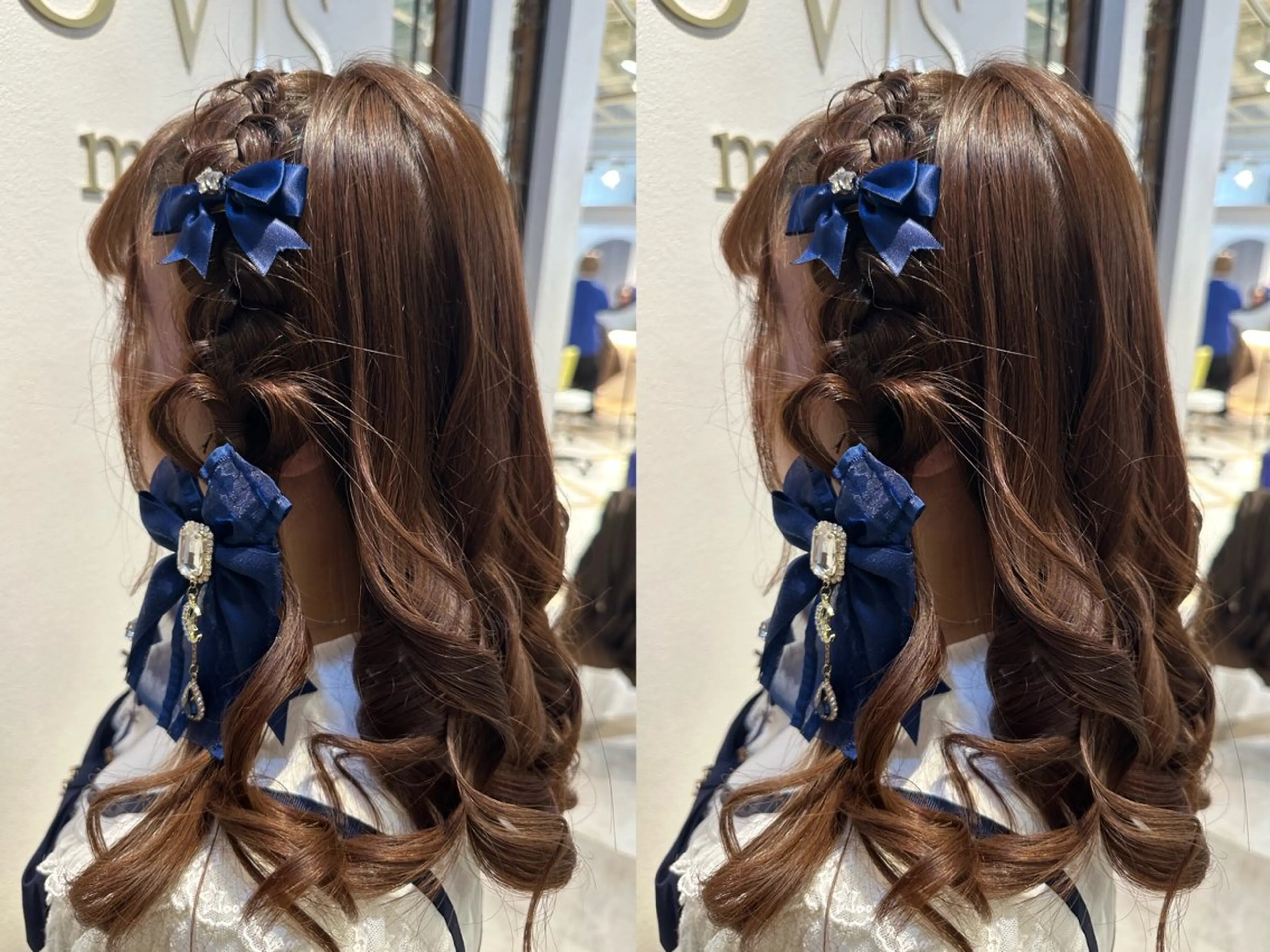 ロング ヘアアレンジ Rio🎀 カラー/顔周りカットのヘアスタイル