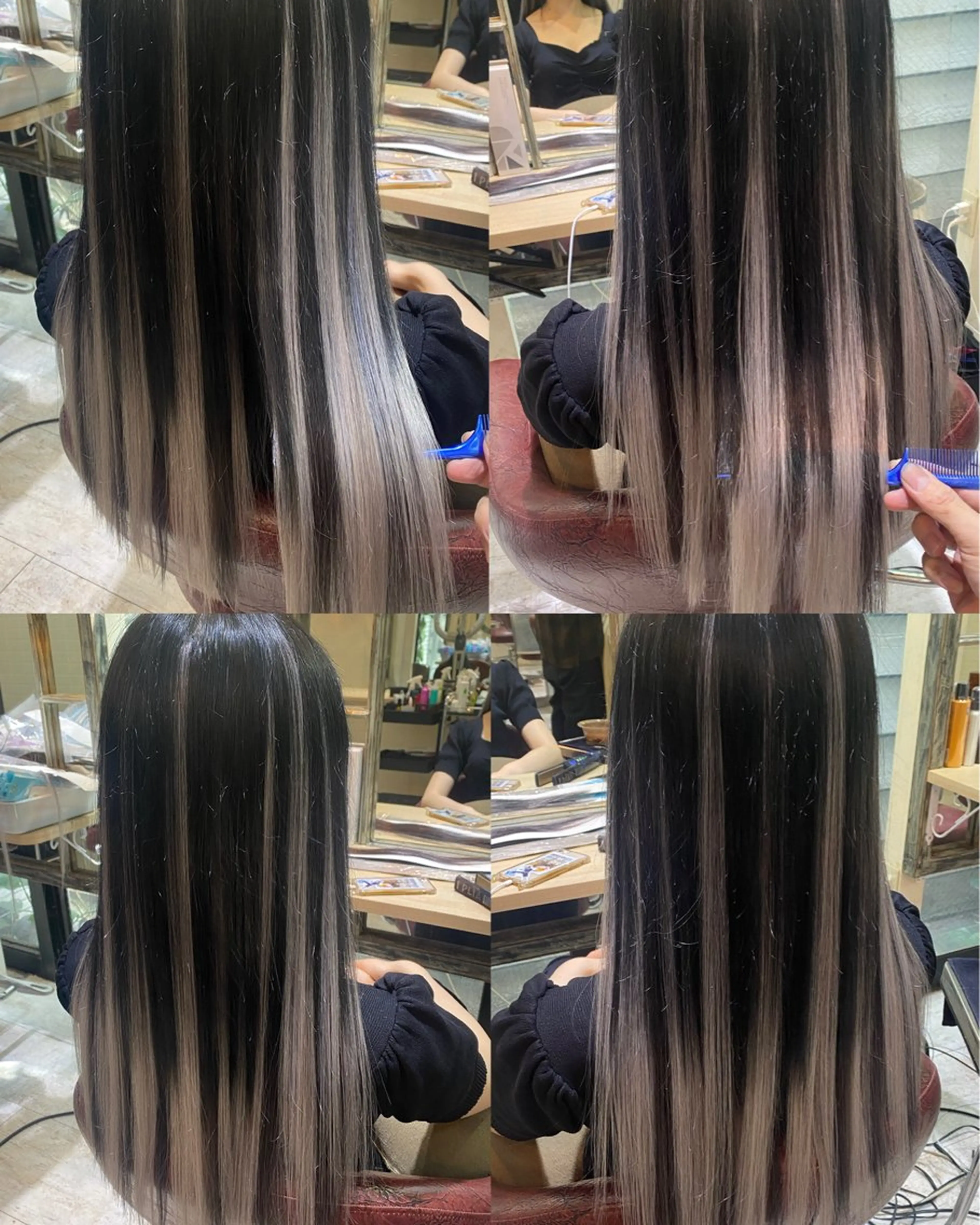 ロング カラー エクステ原宿 シンヤのヘアスタイル