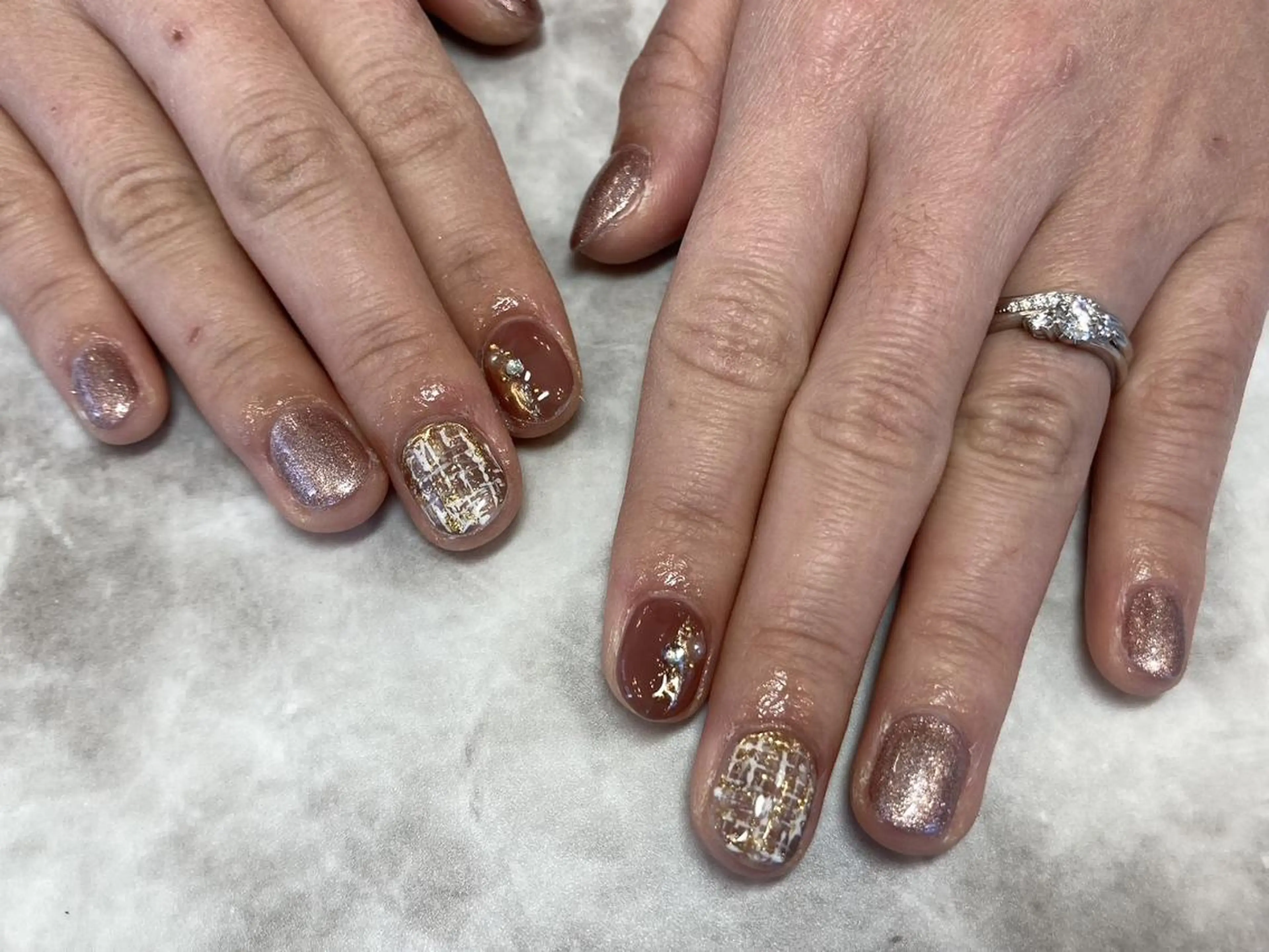 ネイル ネイルリボン 石田のネイルデザイン