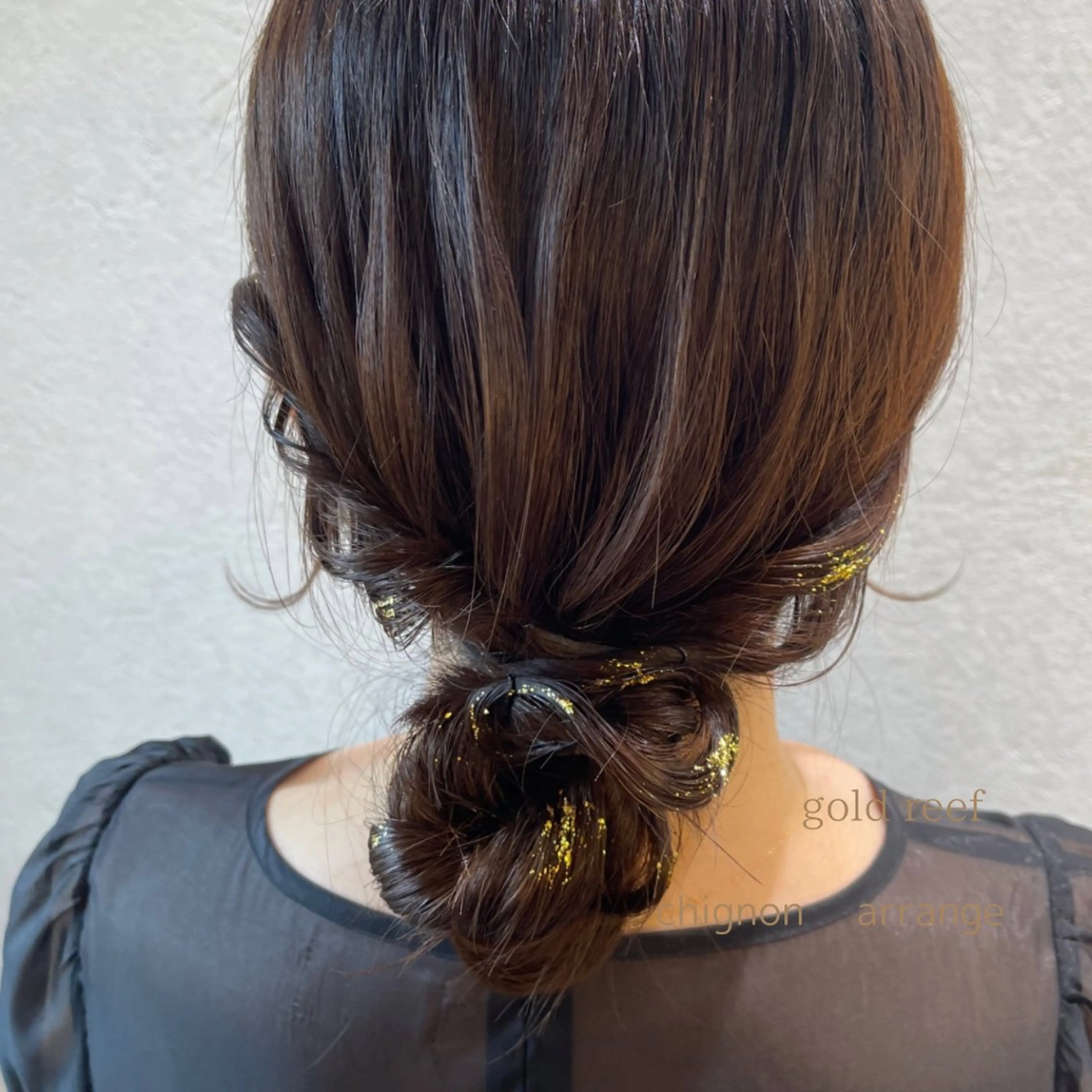 ミディアム ヘアアレンジ 結婚式・ブライダル デート 卒業式のヘアスタイル ヘアセット charm《銀座》 ヘアセット/縮毛矯正のヘアスタイル