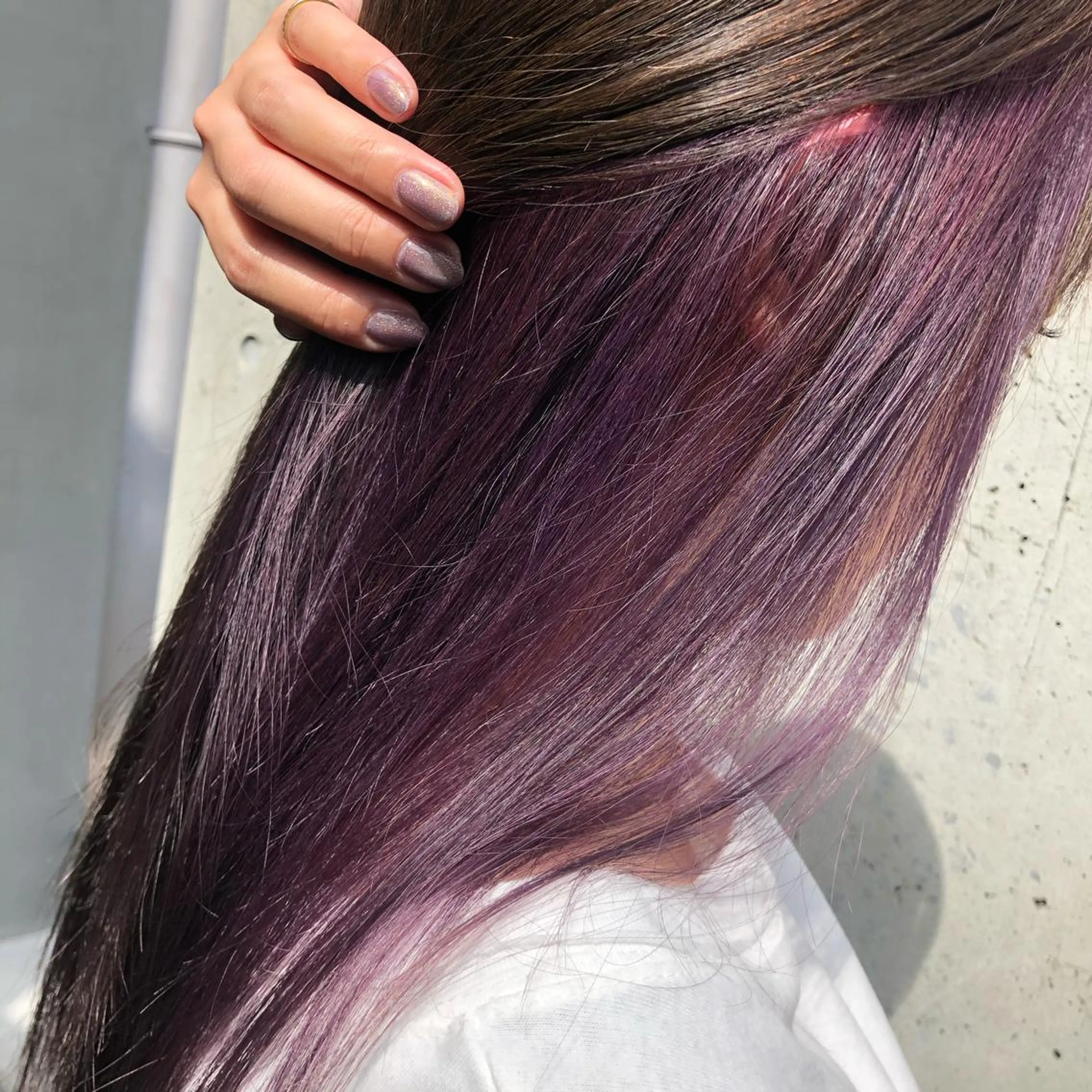 ロング ヘアカラー トリートメント 中尾 未希のヘアスタイル