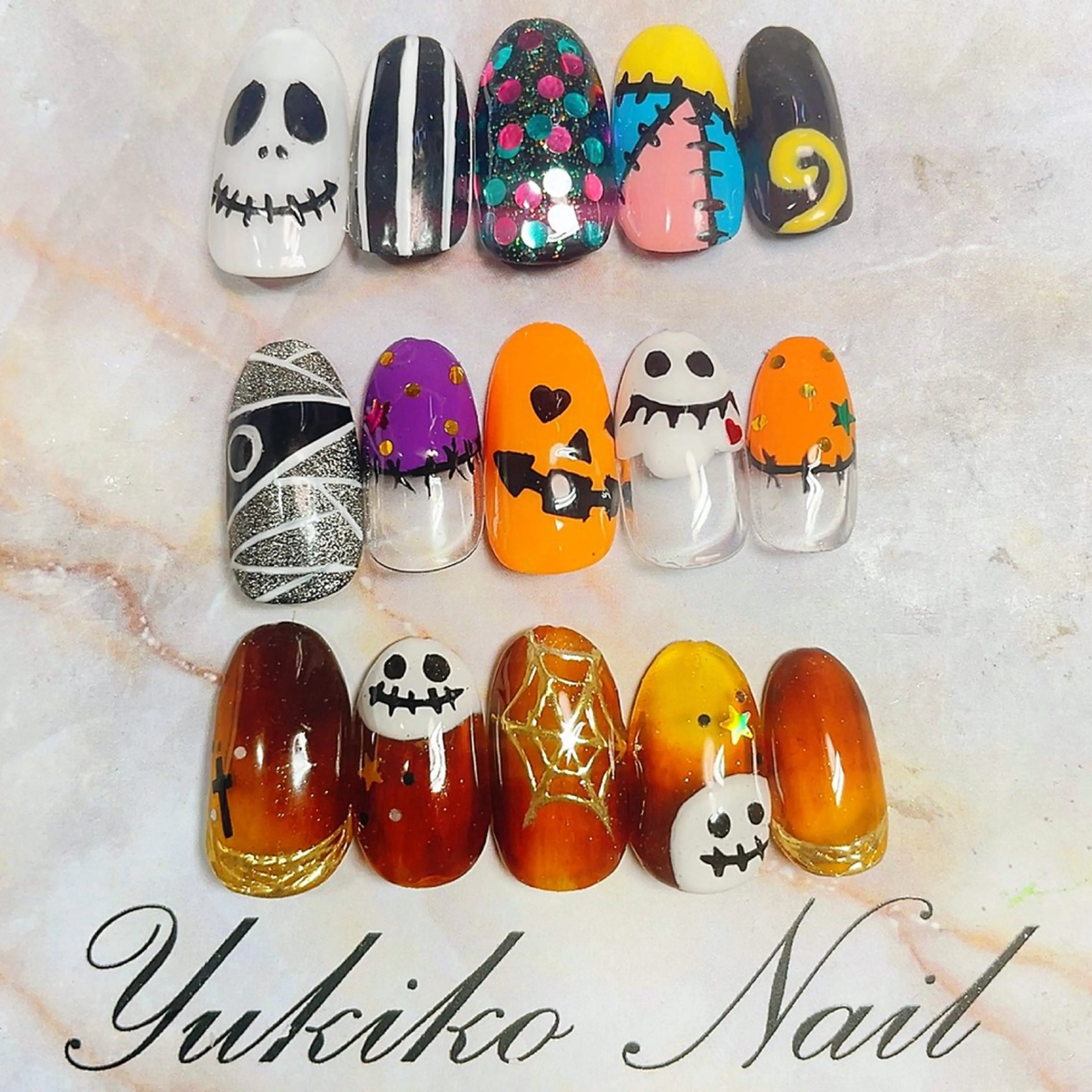 ネイル ハロウィン ユキコ ネイルのネイルデザイン
