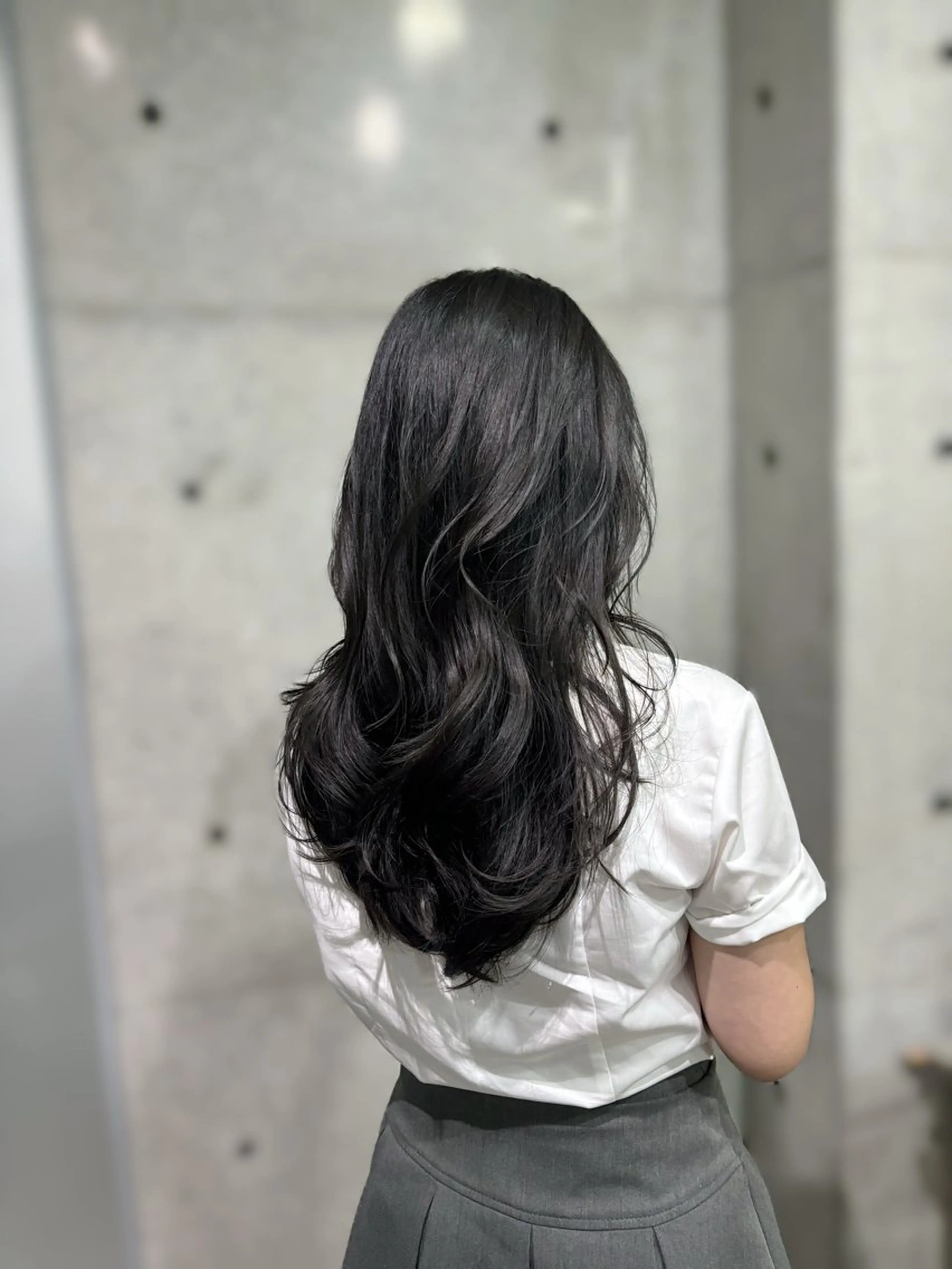 ロング カット ヘアカラー トリートメント 韓国ヘア🤍 慎之介のヘアスタイル