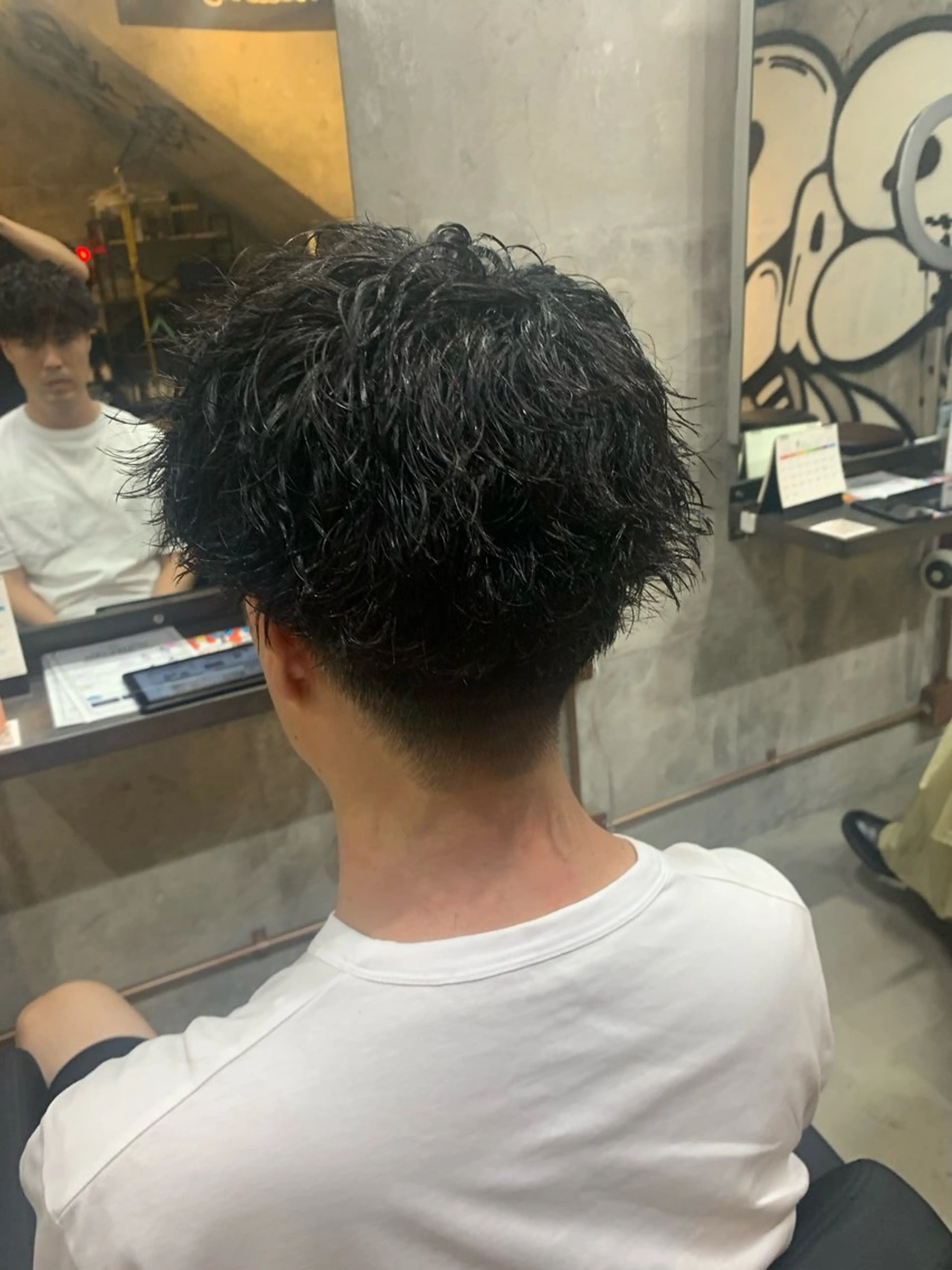 パーマ メンズ マッシュ メンズパーマ ツイストスパイラルパーマ スパイラルパーマ カット パーマ ⚡️メンズパーマ特化 mens支持◎/忠地のヘアスタイル