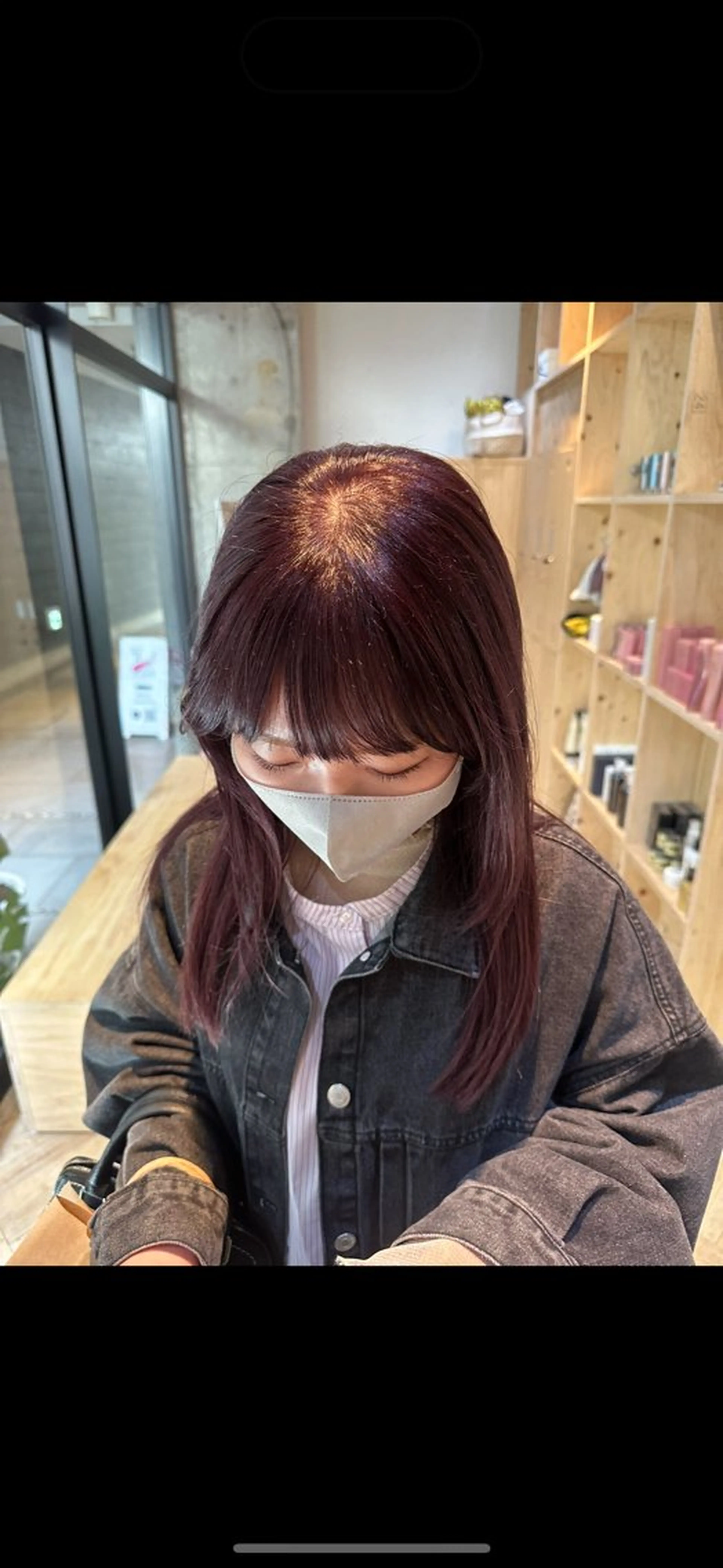 ミディアム カラー ブリーチ ダブルカラー ピンクカラー ボブ/レイヤー/ニュ アンスパーマ/小夏のヘアスタイル