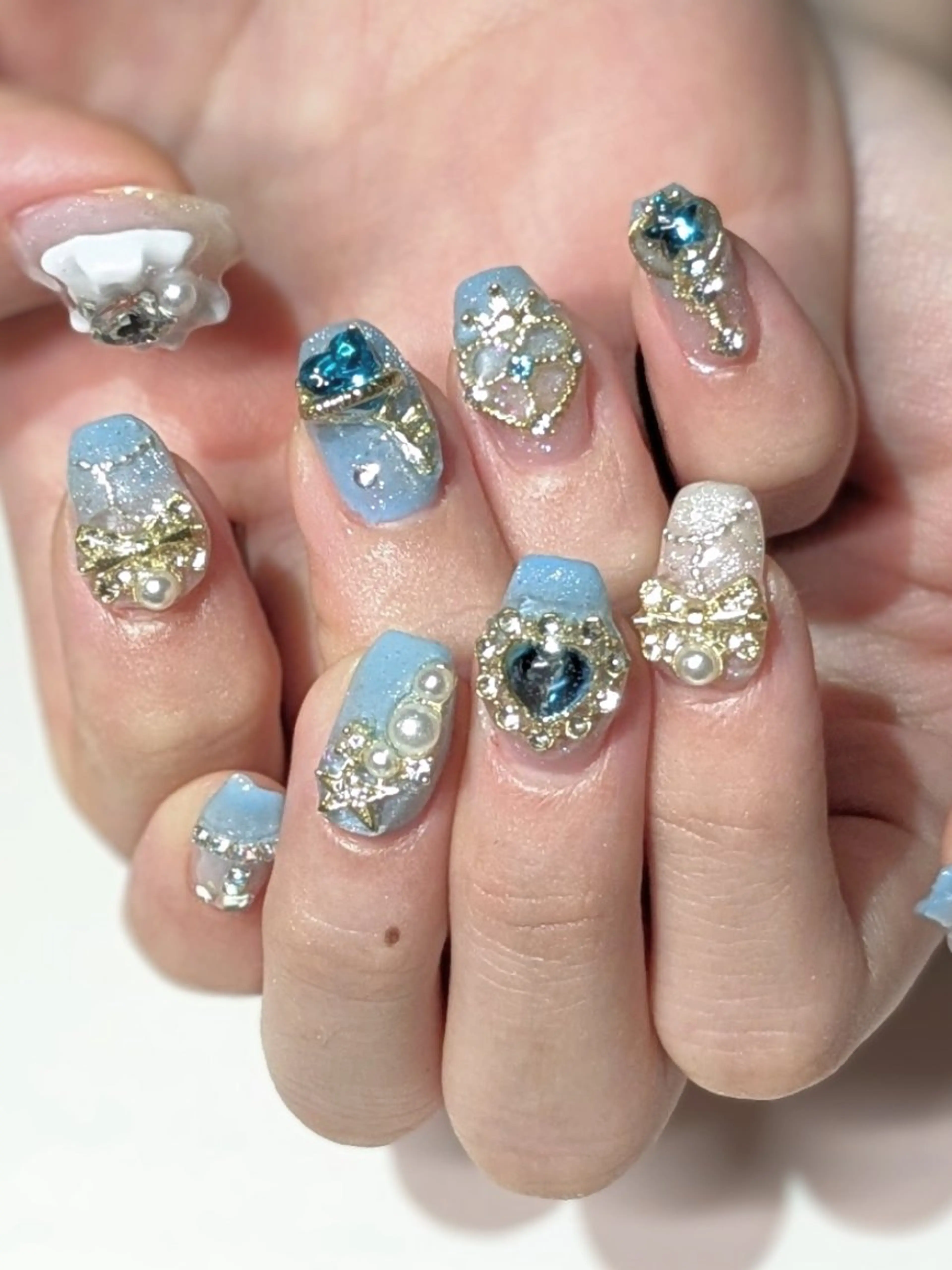 💅盛り盛りフルアート💅オフ無料✨️の写真