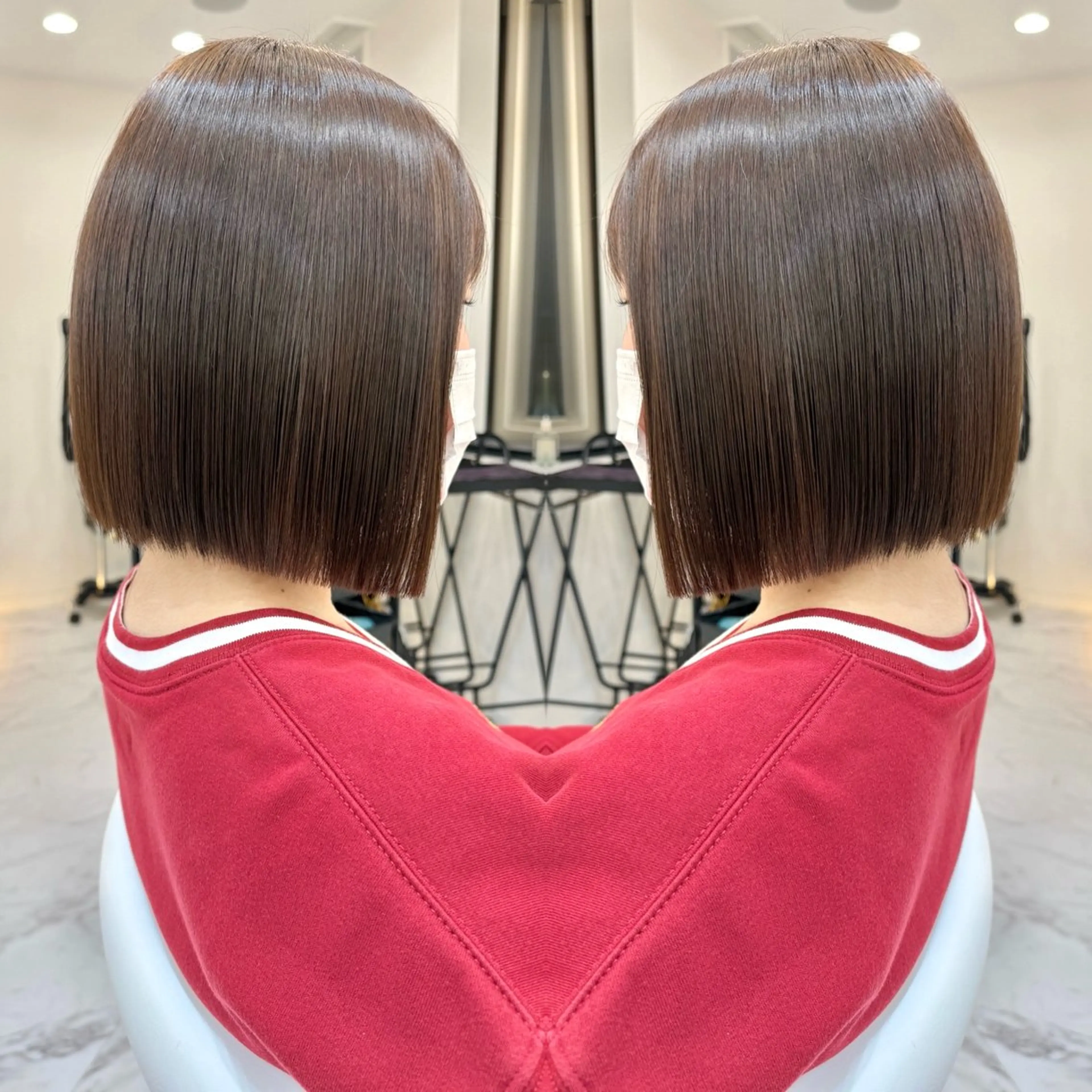 ショート ボブ/髪質改善/ ミディアム/浅川俊輝のヘアスタイル