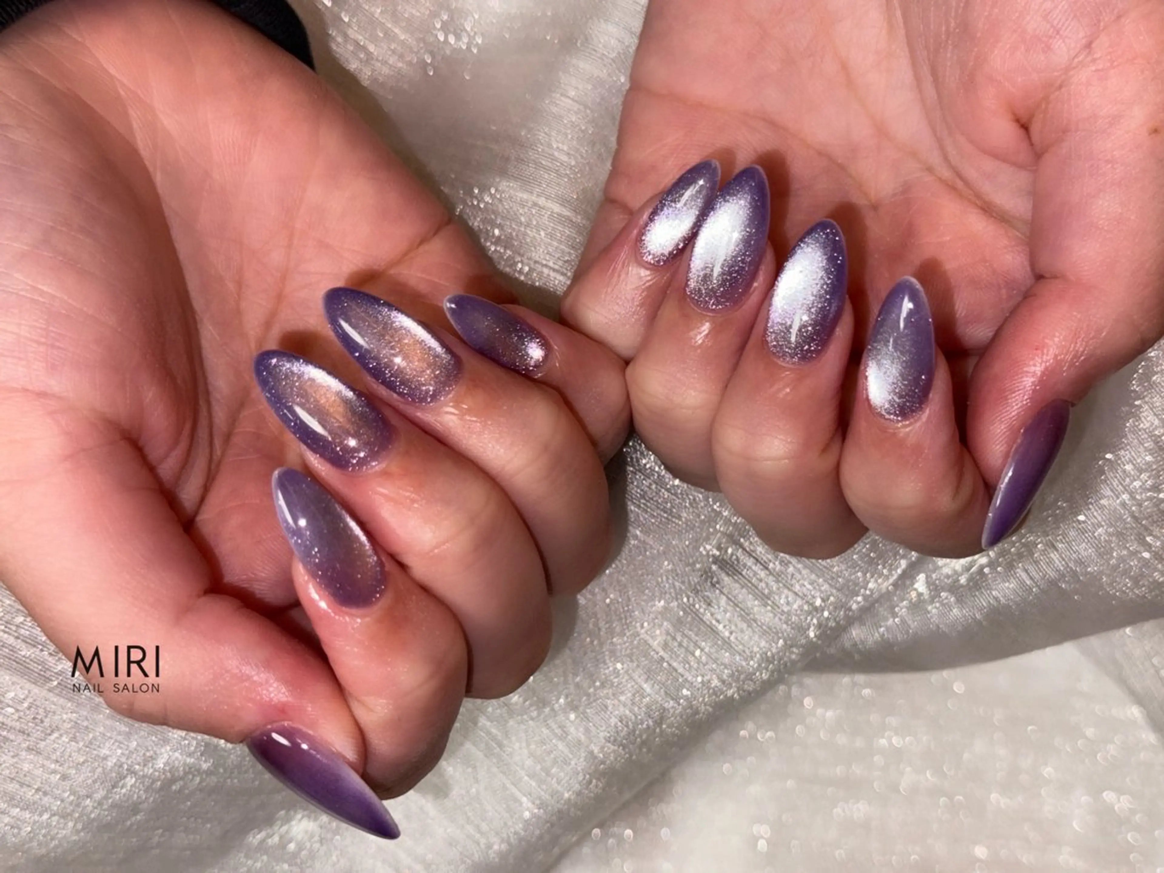 ネイル マグネットネイル ハンドネイル Miri nail salonのネイルデザイン