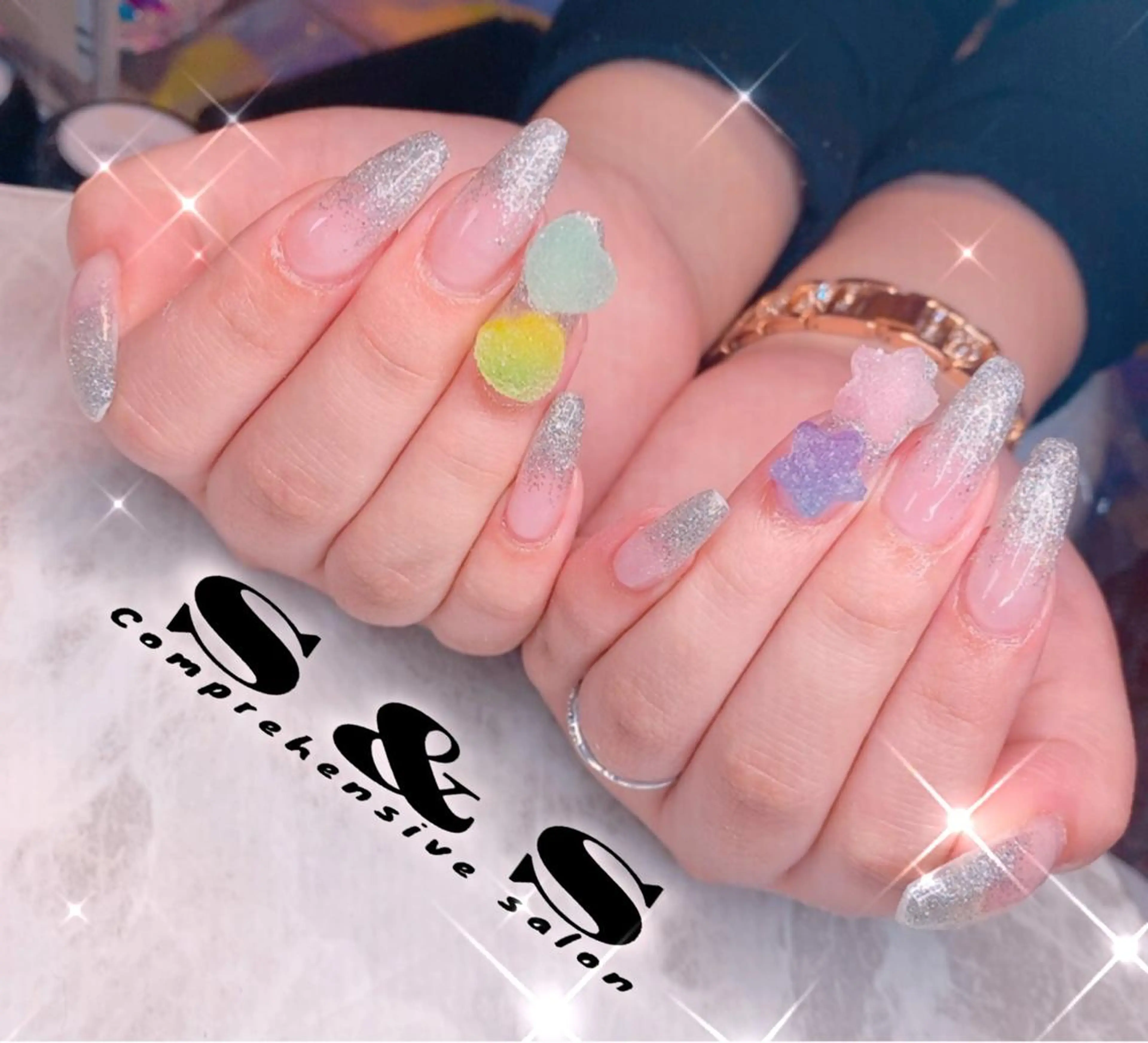 ネイル アートネイル 長さ出し メンズネイル 持ち込み スカルプネイル S&S 村田小百合のネイルデザイン