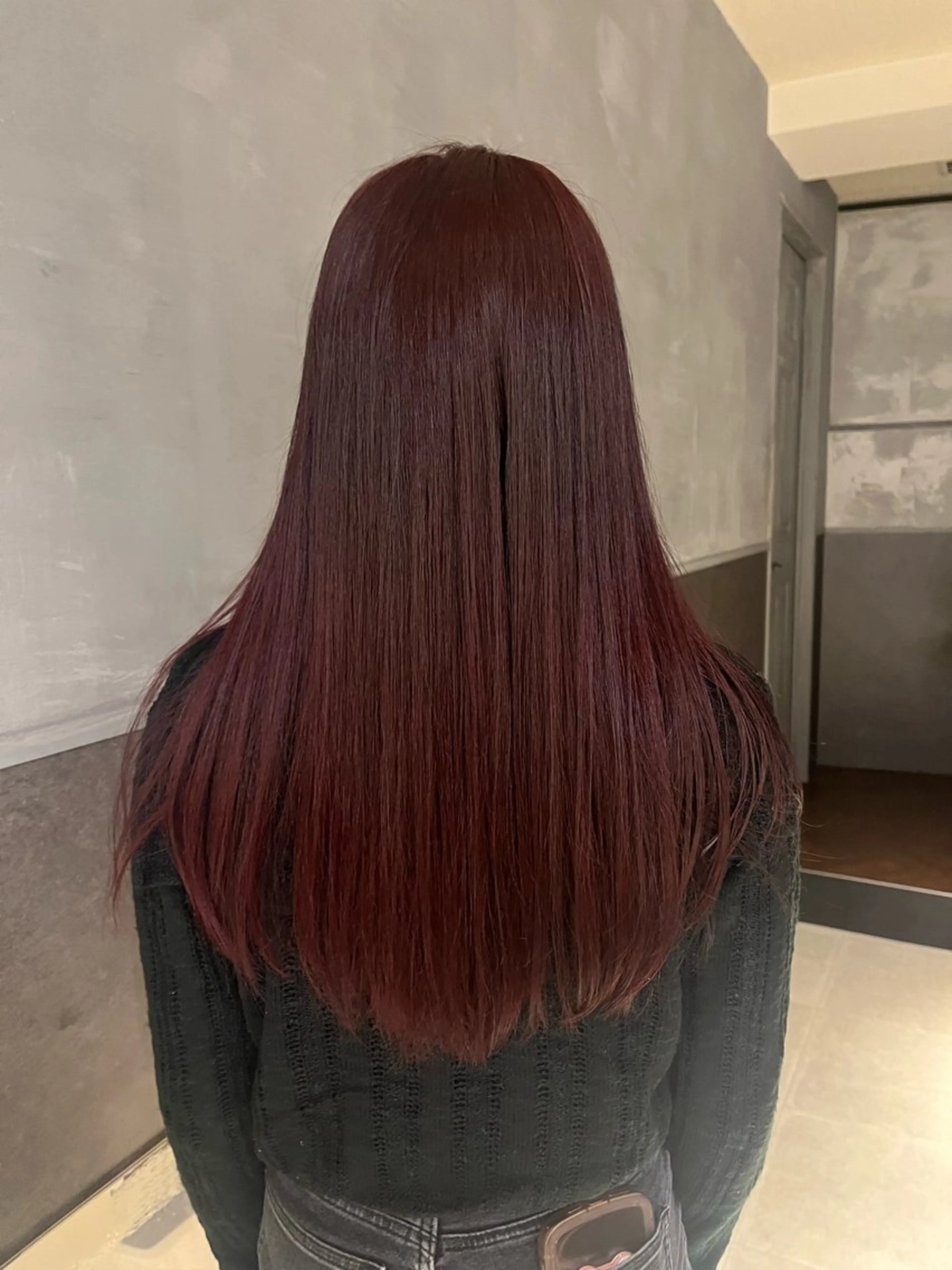 ロング カラー 田中 里奈のヘアスタイル