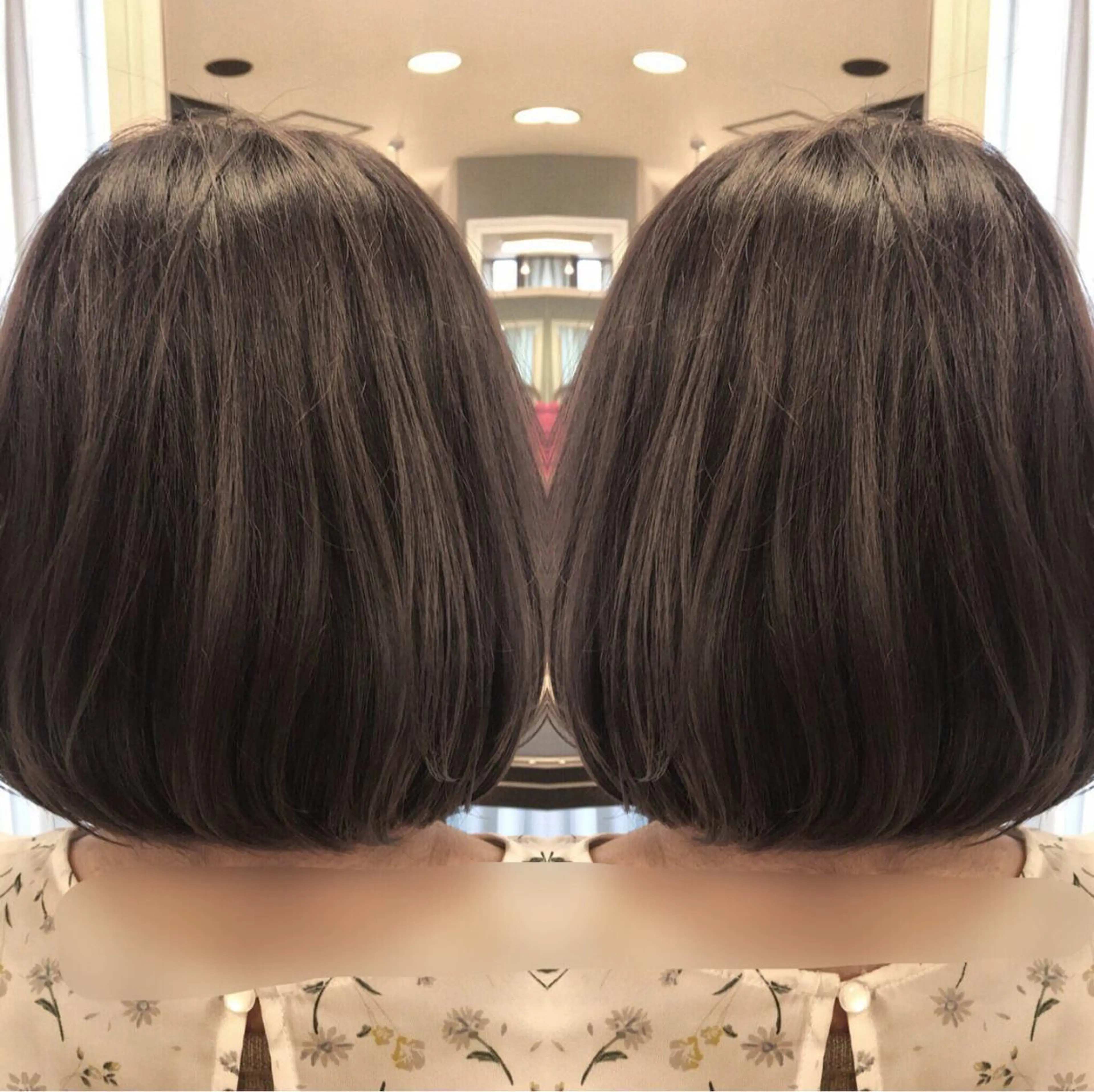 ミディアム カラー box mico. mutsumiのヘアスタイル