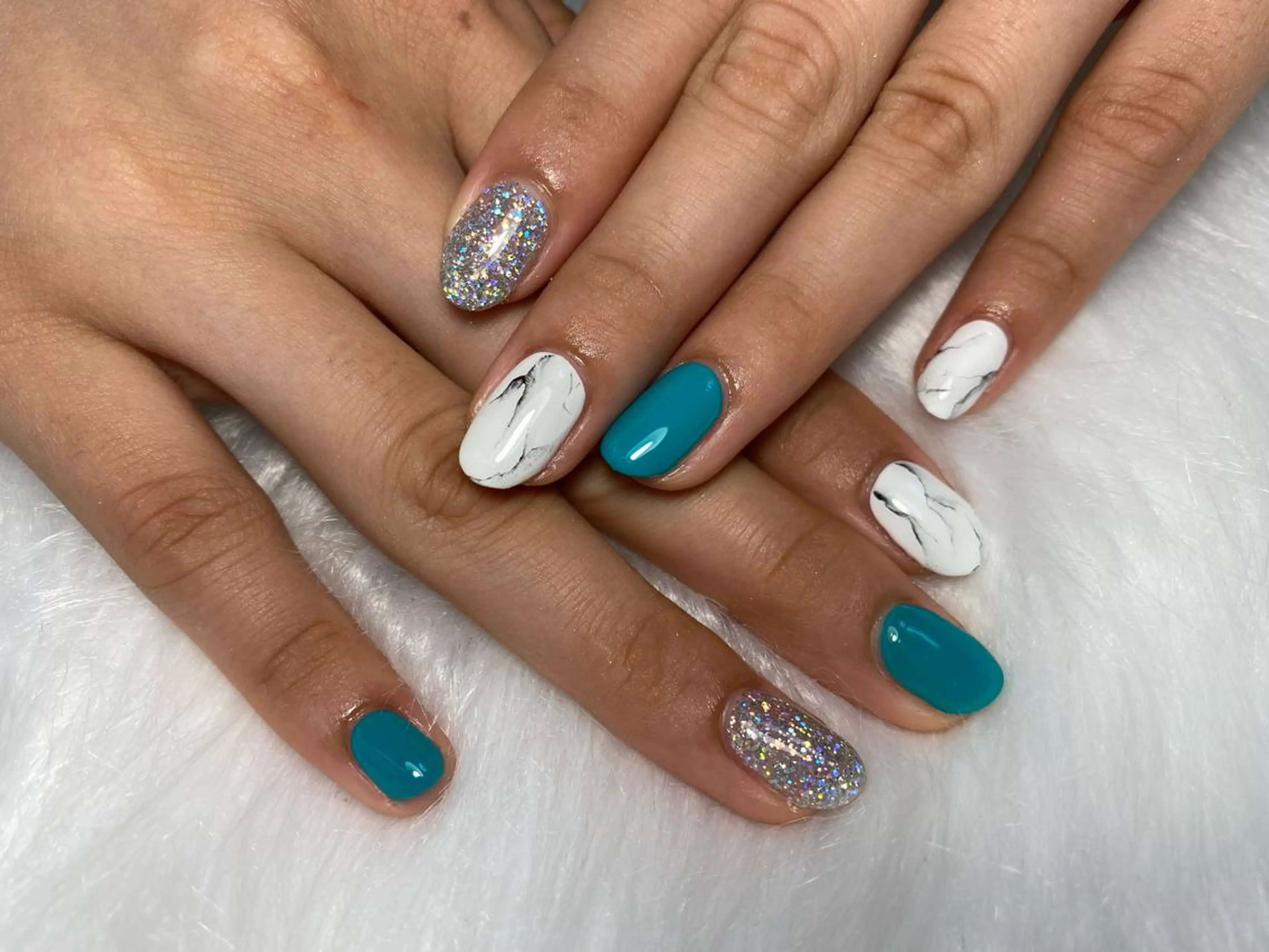 ネイル ハンドネイル Mana‪ ‪·͜· ❤︎‬のネイルデザイン